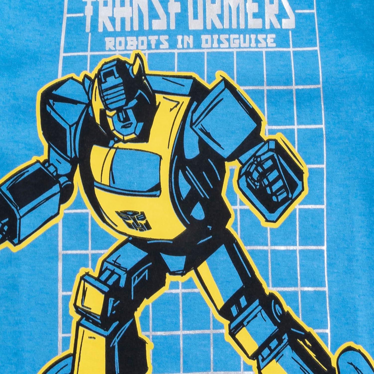 Camisetas de Manga Larga Transformers Hasbro 3 Paquete Niños