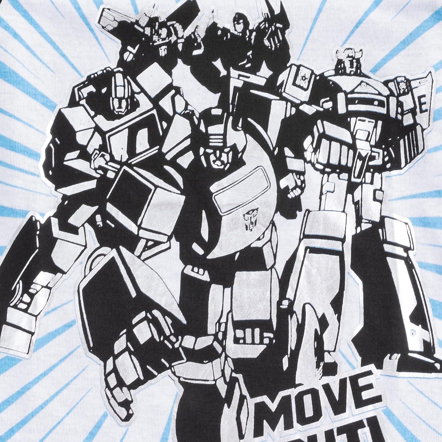 Camisetas de Manga Larga Transformers Hasbro 3 Paquete Niños