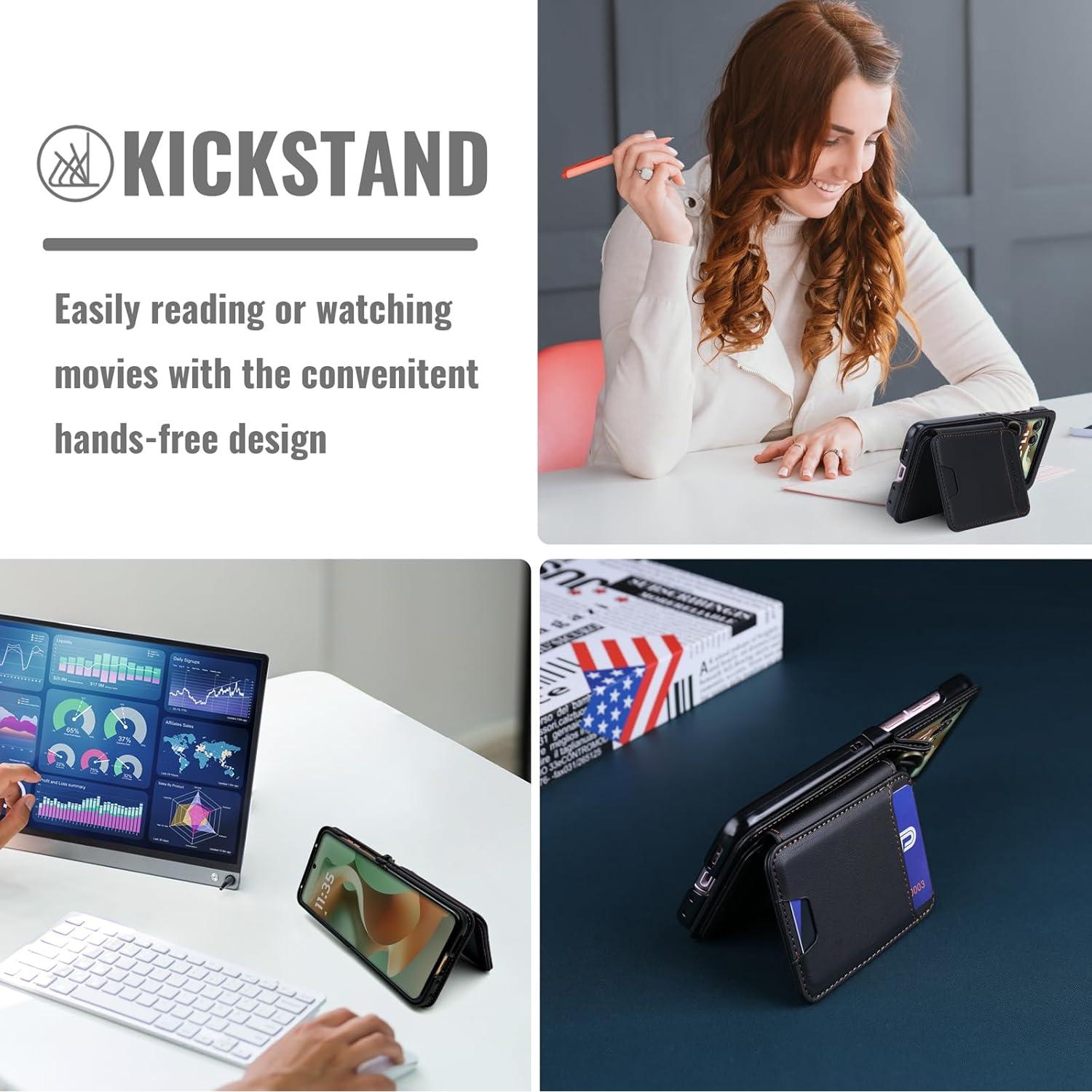 Funda Cartera ASAPDOS para Motorola Razr 2024/2025 - Negro