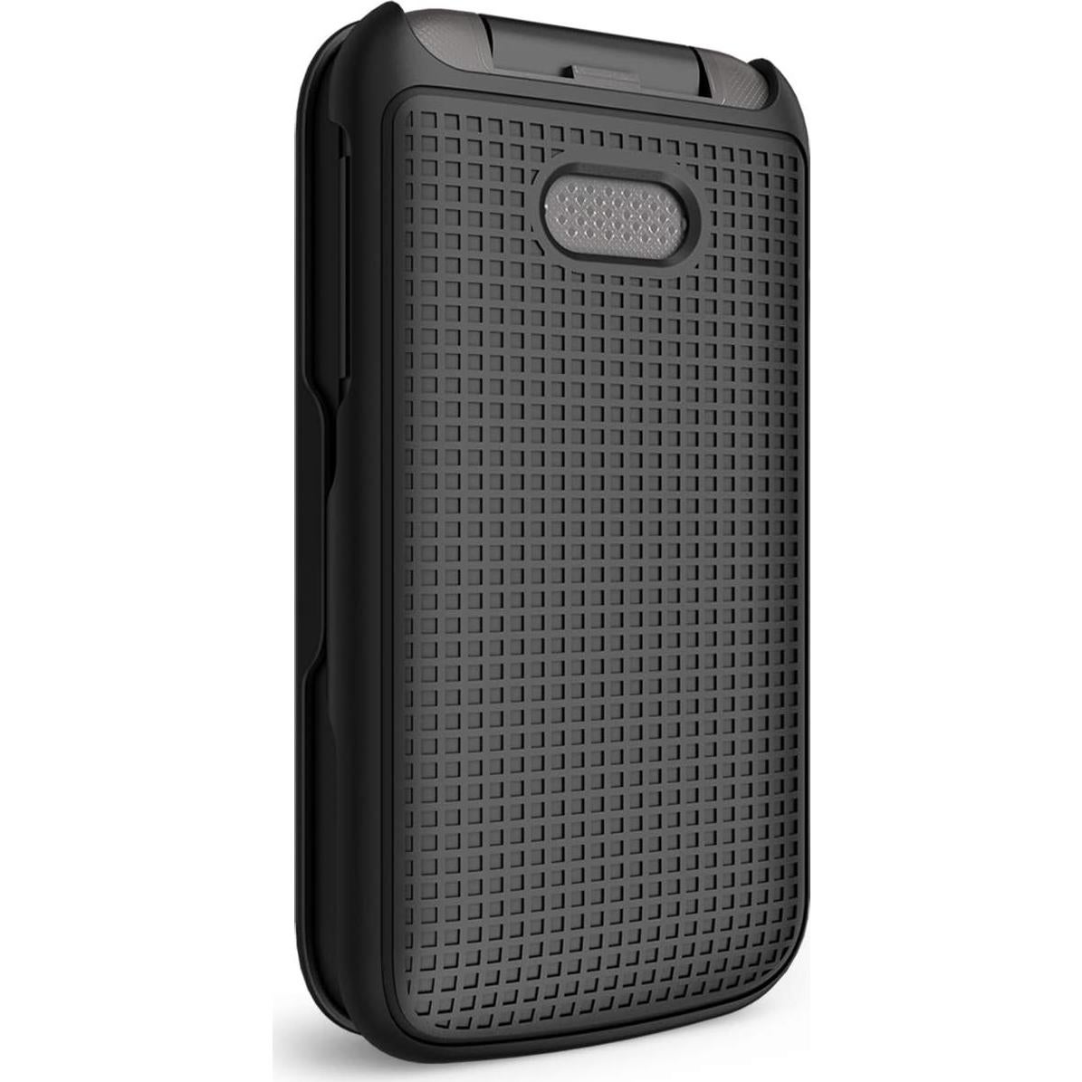 Funda Nakedcellphone para Alcatel MyFlip 2 - Protección Dura Negra