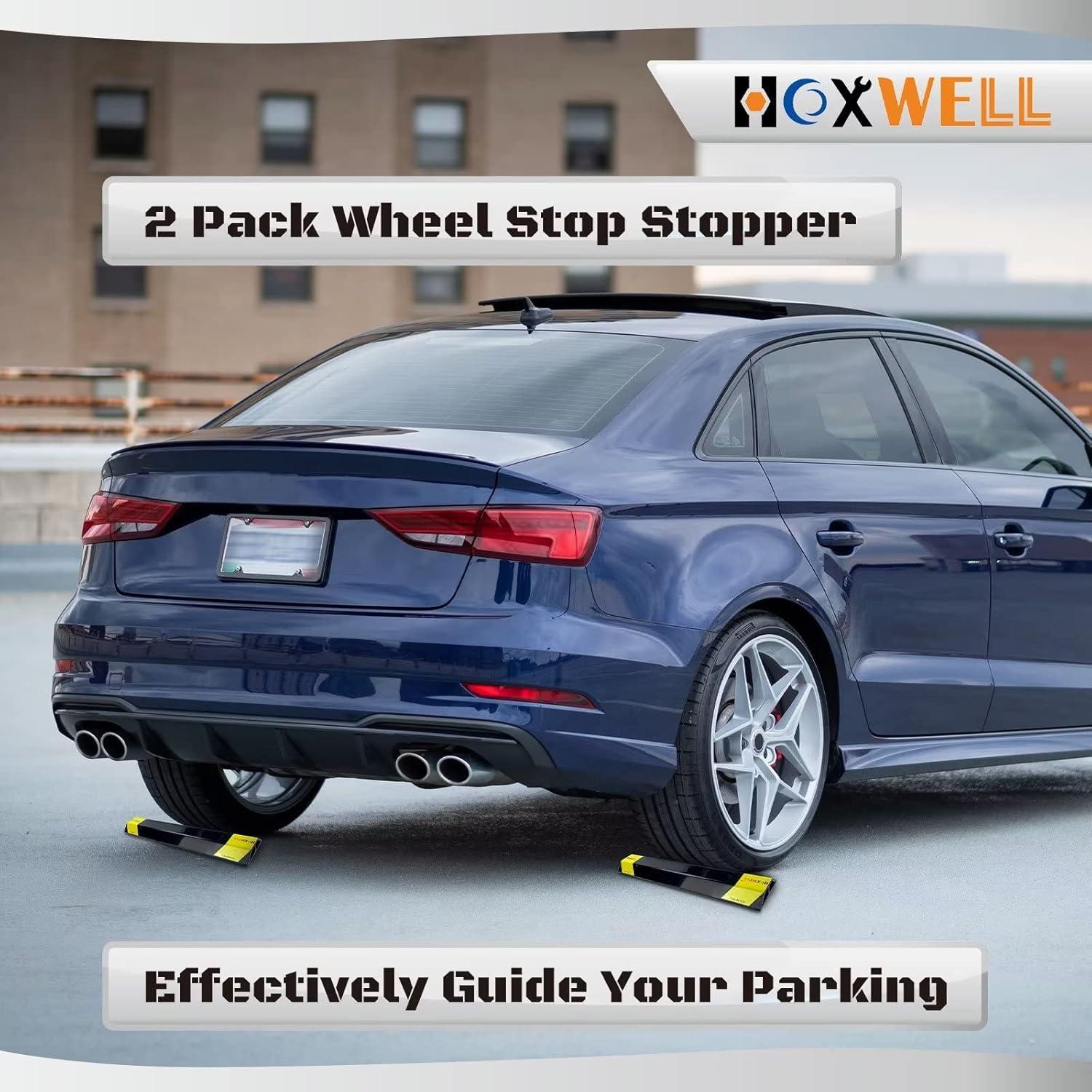Tope de Estacionamiento HOXWELL 40.64 cm - Juego de 2 Unidades