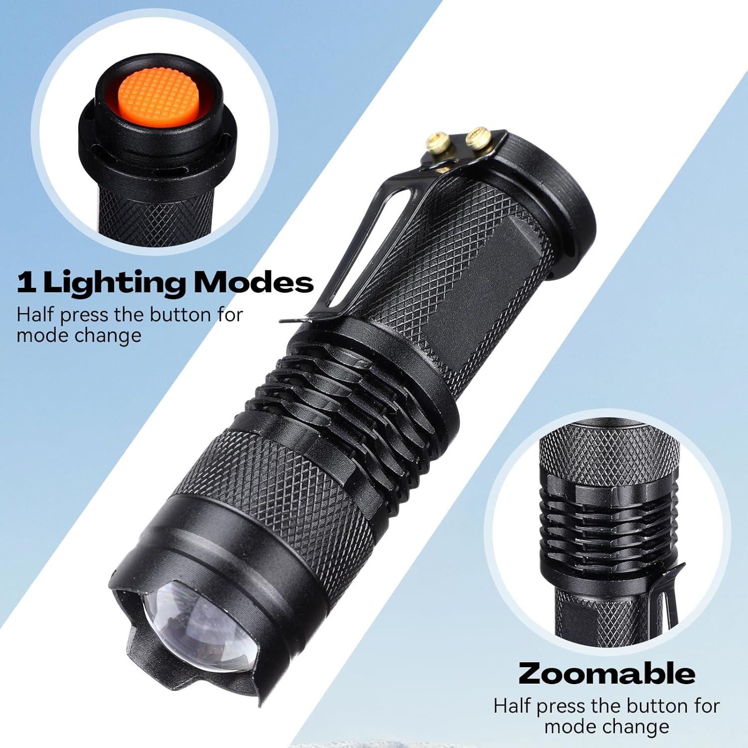 Mudder 10 Linternas UV LED Mini Portátiles para Mascotas