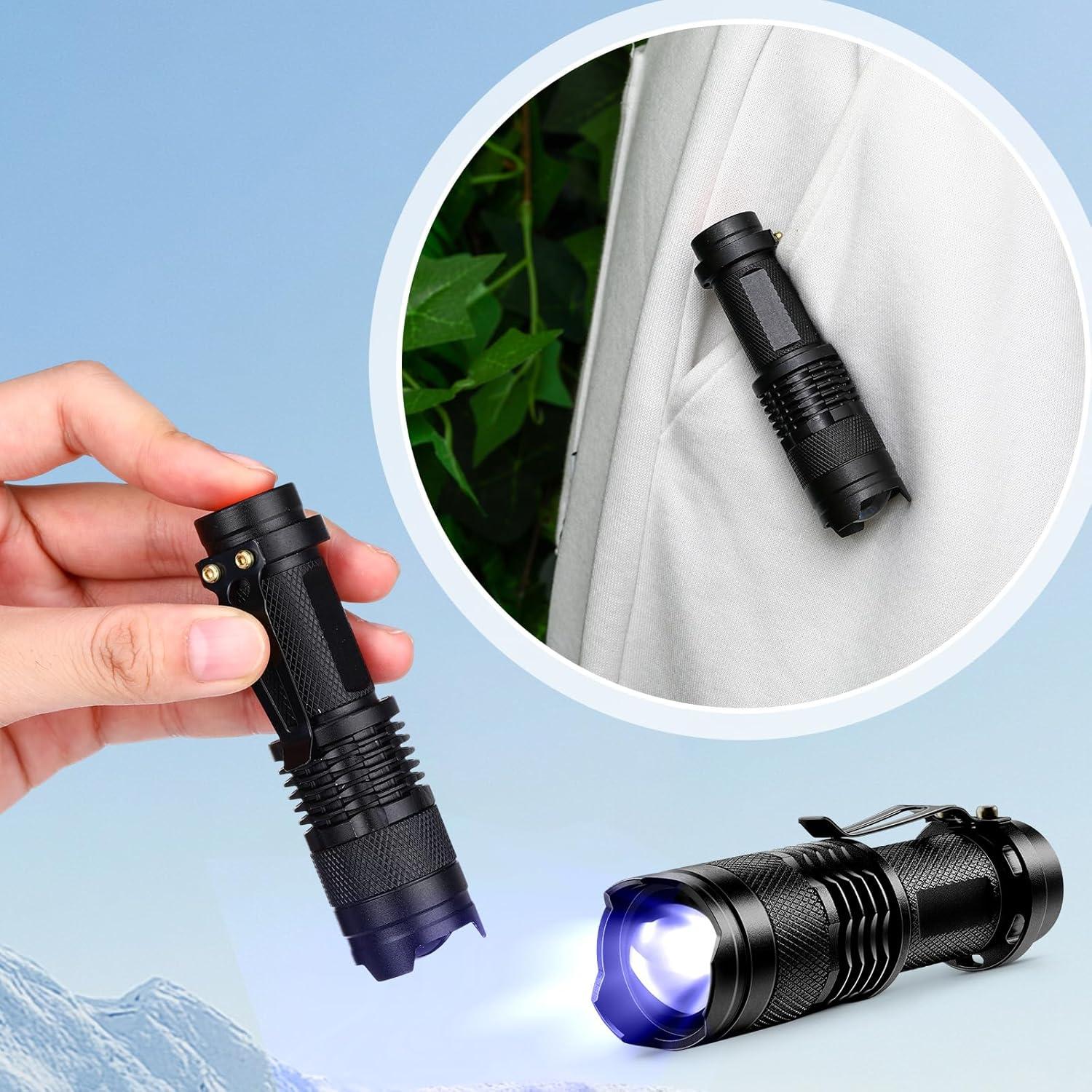 Mudder 10 Linternas UV LED Mini Portátiles para Mascotas