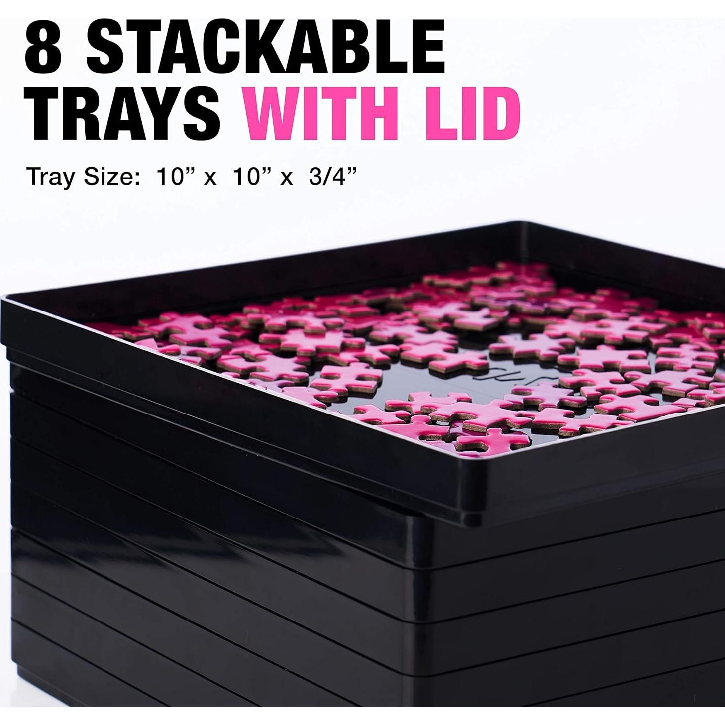 8 Bandejas de Clasificación TIDYBOSS para Rompecabezas