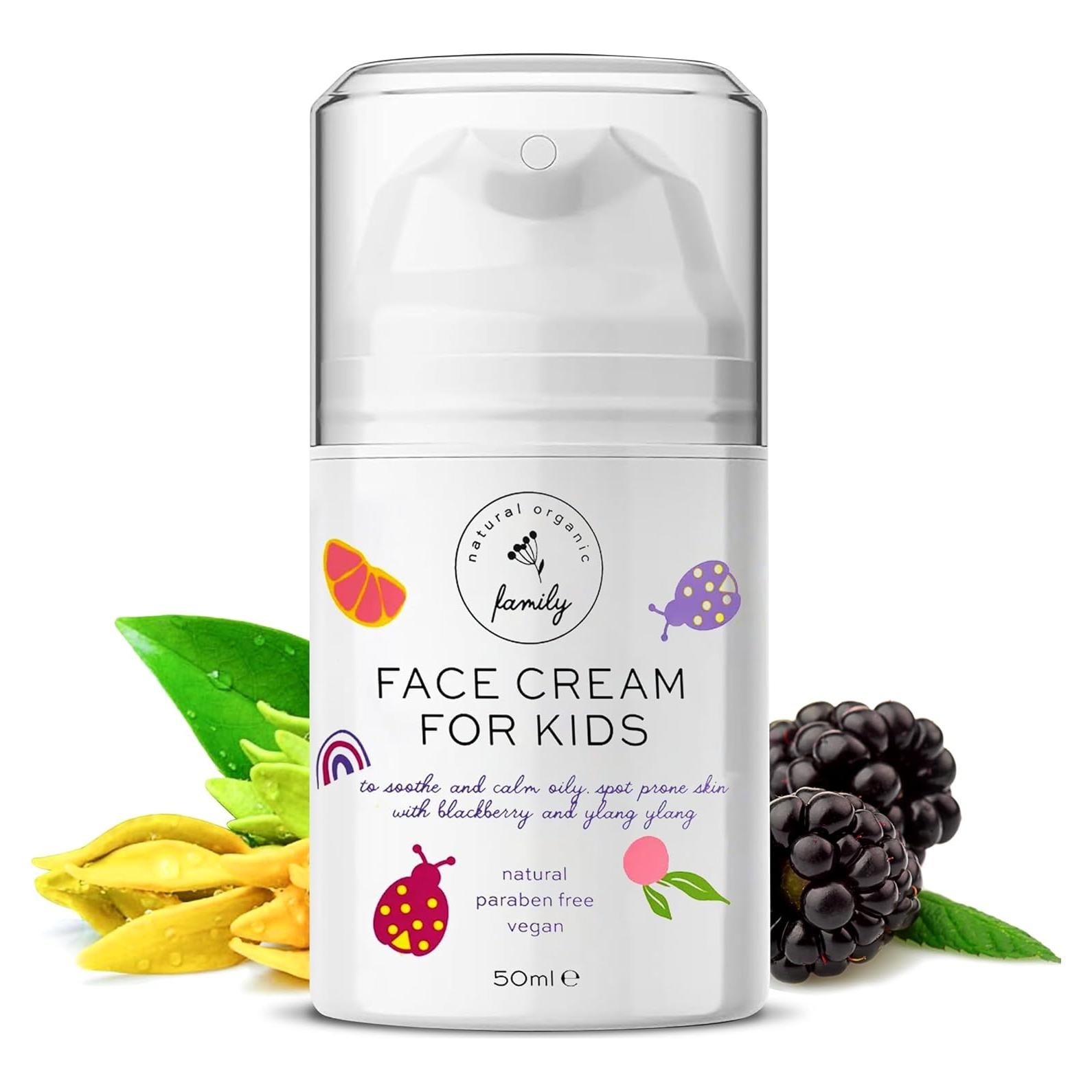 Crema Hidratante Facial Niños Familia Orgánica 50ml - Natural