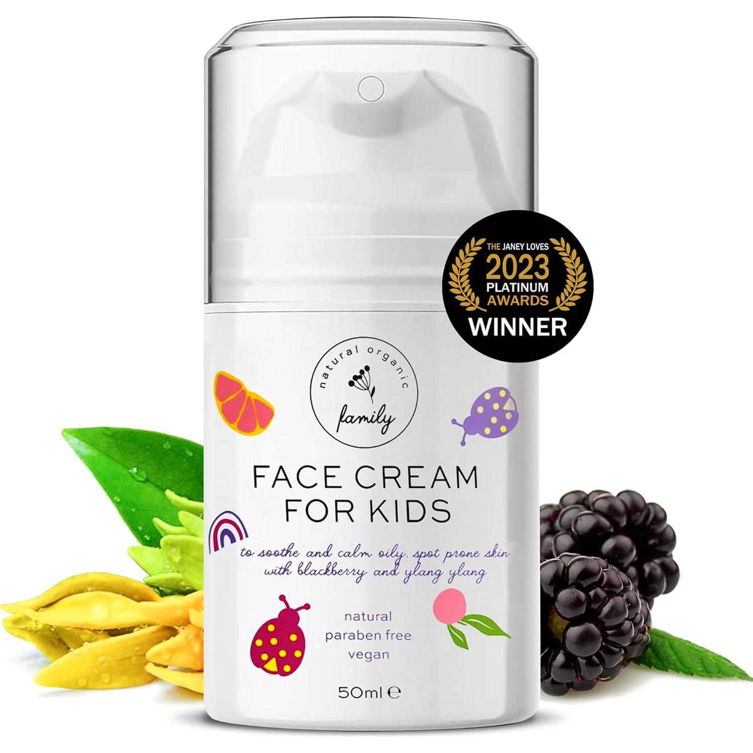 Crema Hidratante Facial Niños Familia Orgánica 50ml - Natural