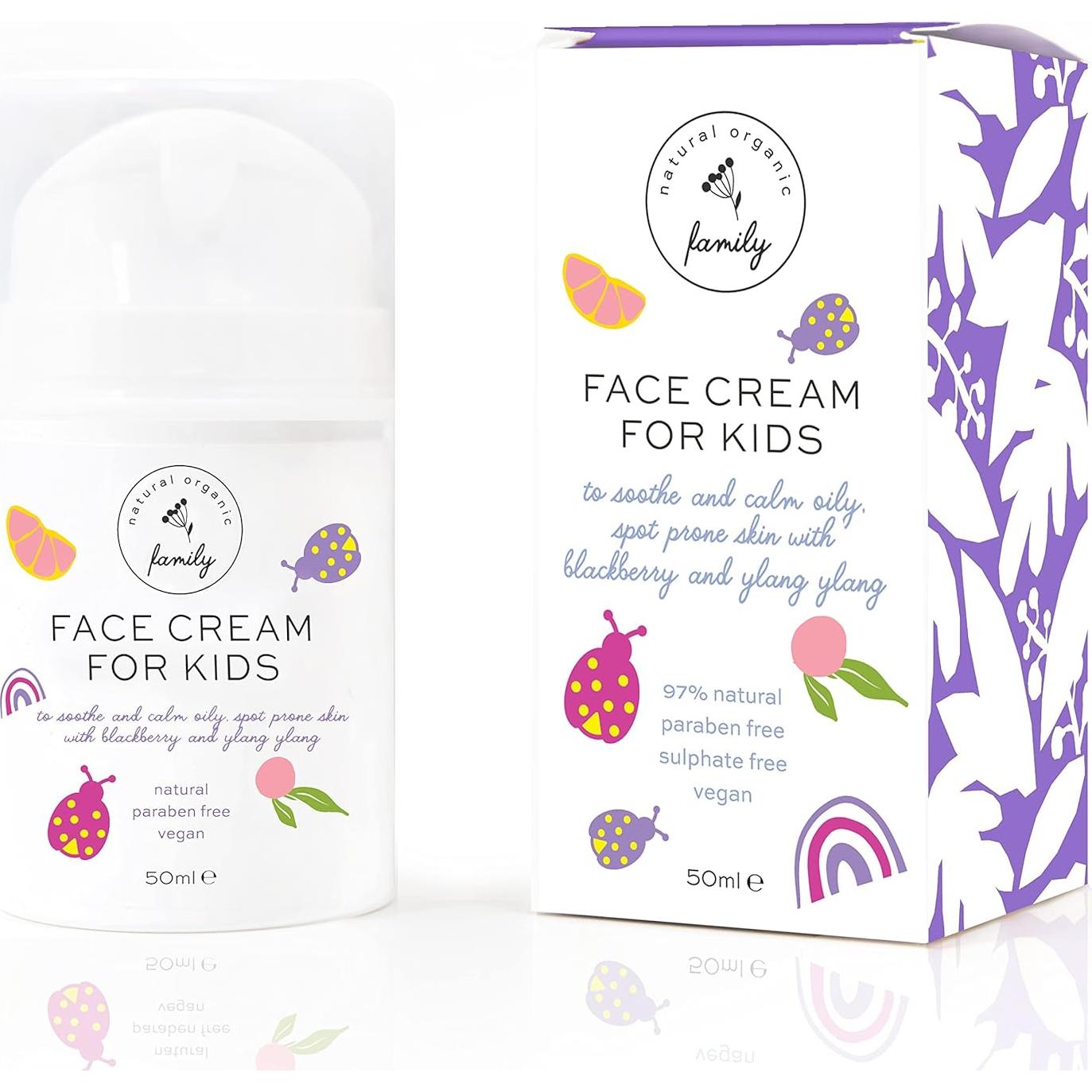 Crema Hidratante Facial Niños Familia Orgánica 50ml - Natural