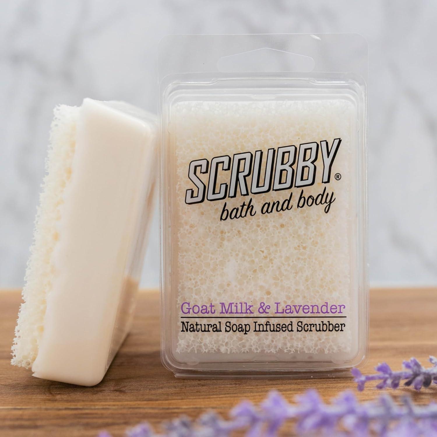 Jabón Exfoliante Scrubby - Leche de Cabra y Lavanda - 85g