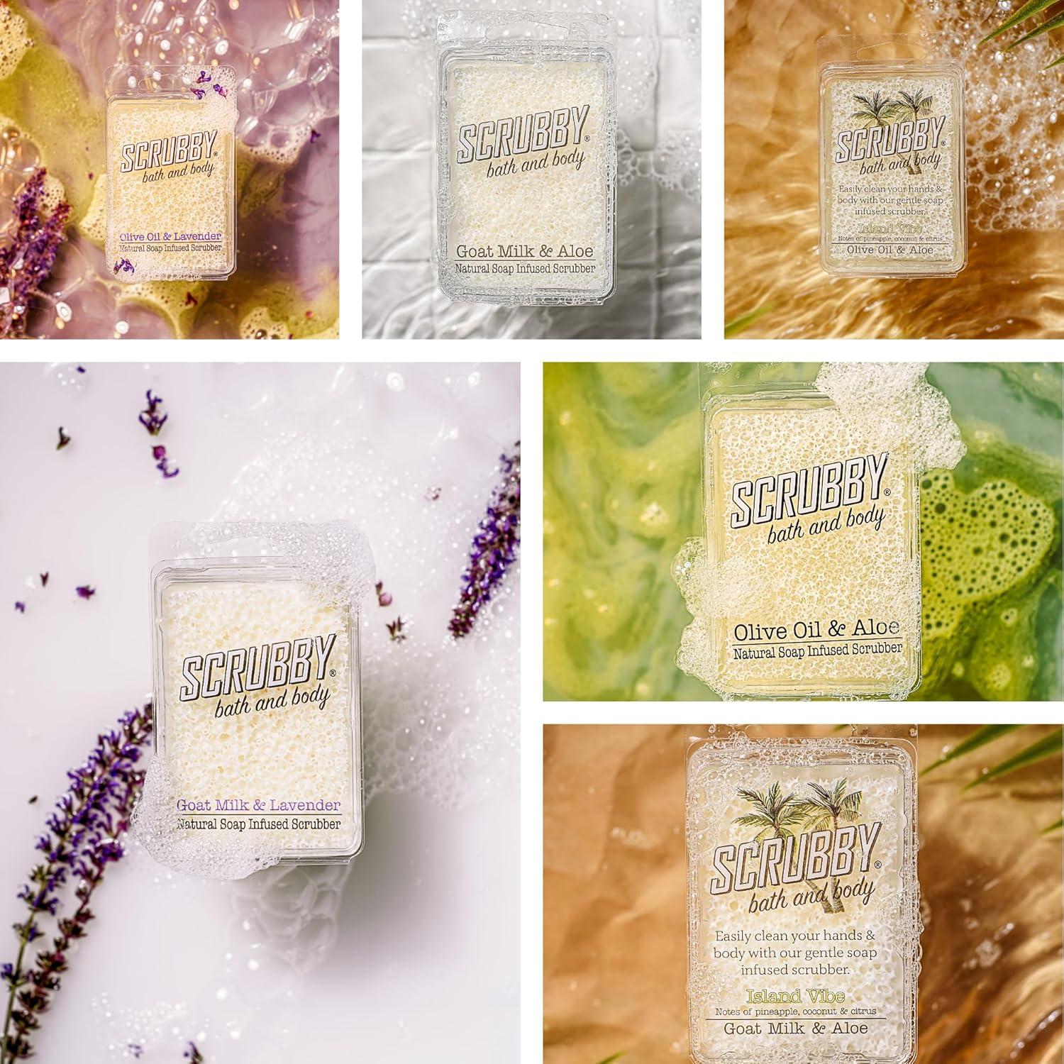 Jabón Exfoliante Scrubby - Leche de Cabra y Lavanda - 85g