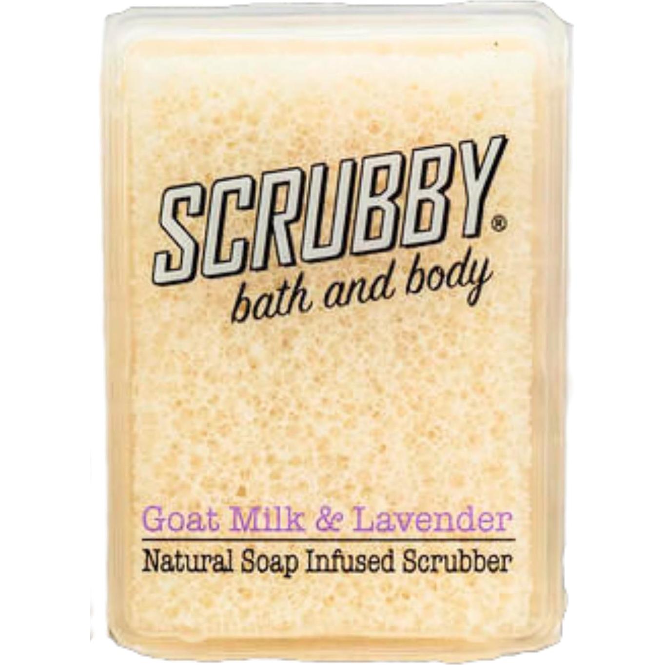 Jabón Exfoliante Scrubby - Leche de Cabra y Lavanda - 85g