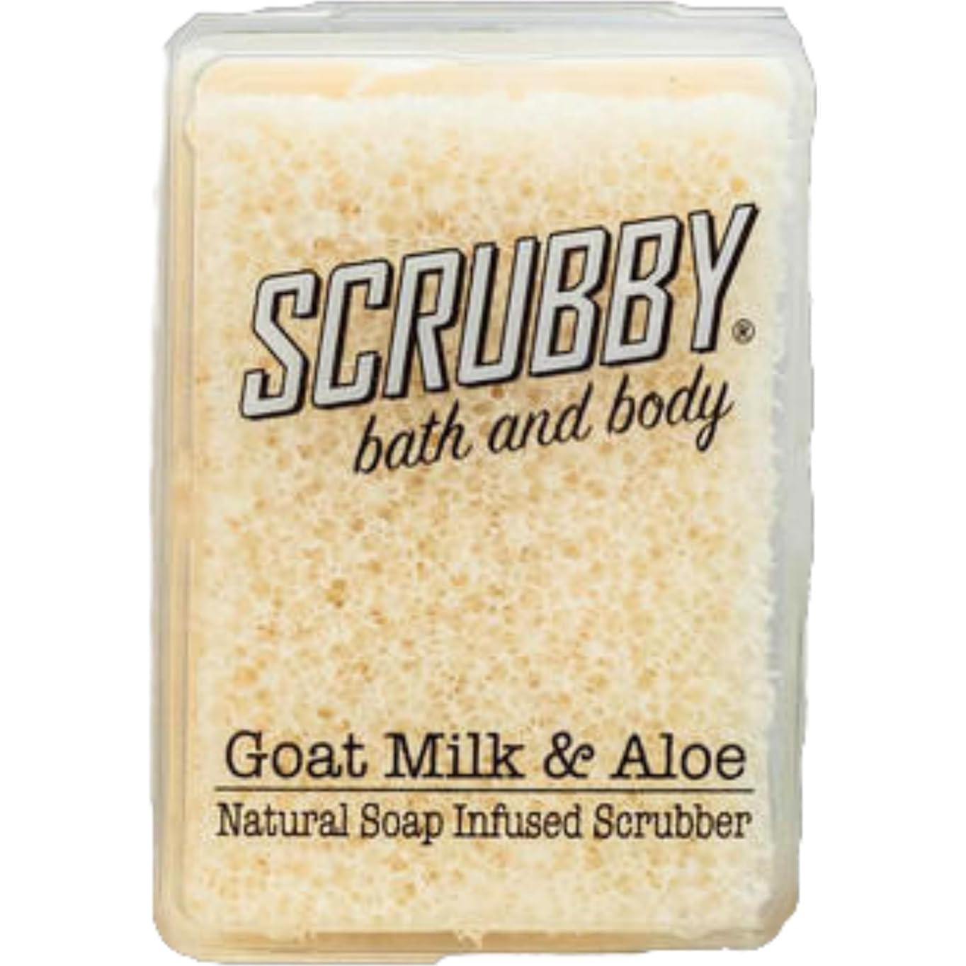 Jabón Exfoliante Scrubby Leche de Cabra y Aloe 85g