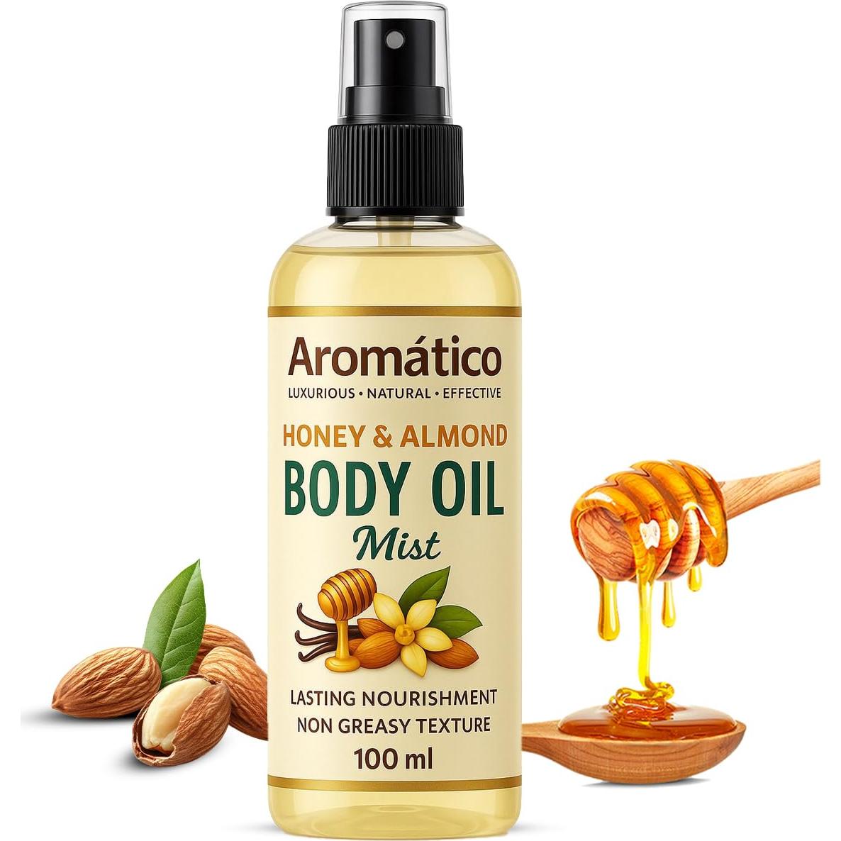 Spray Corporal Hidratante Afriyana 110 ml Miel y Almendra