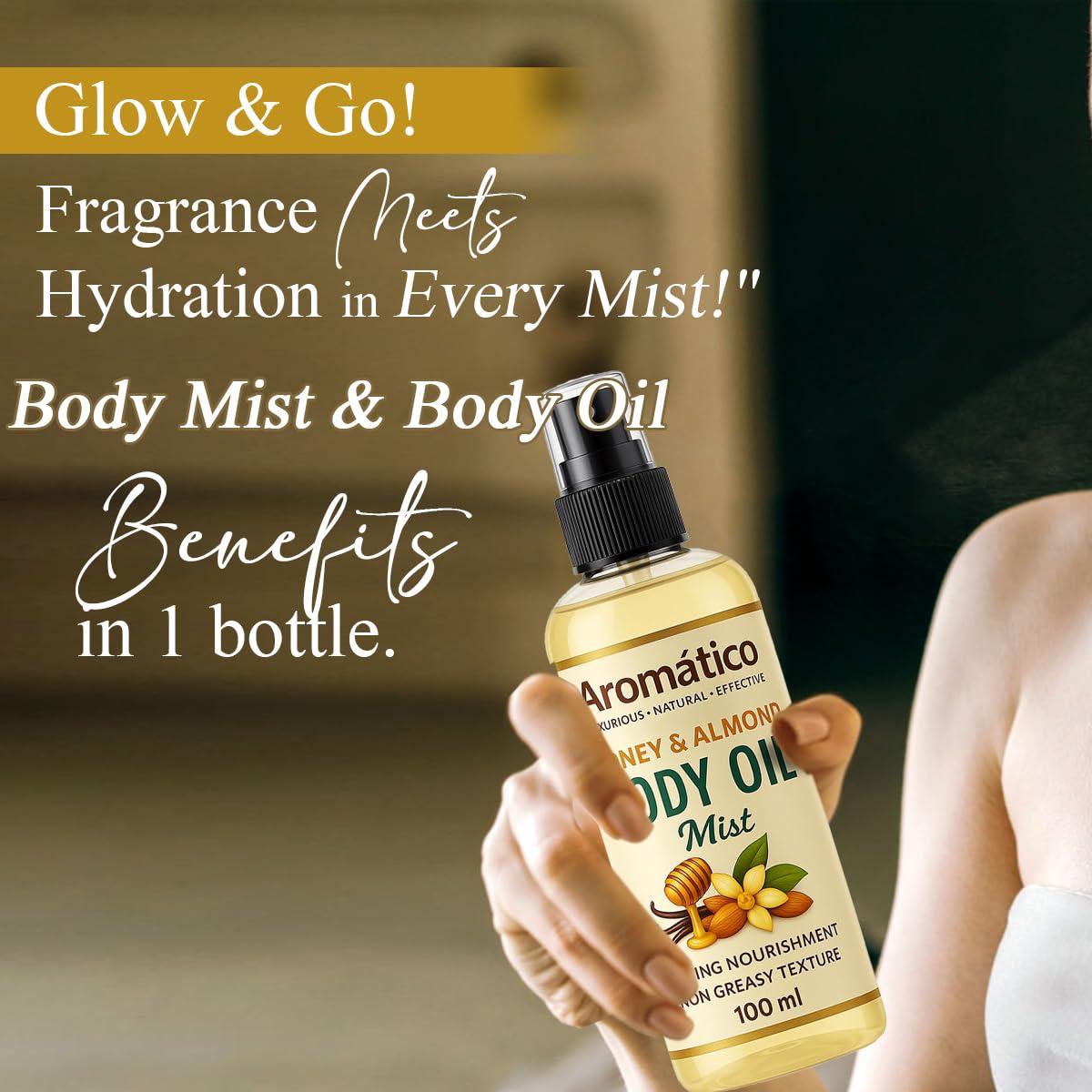 Spray Corporal Hidratante Afriyana 110 ml Miel y Almendra