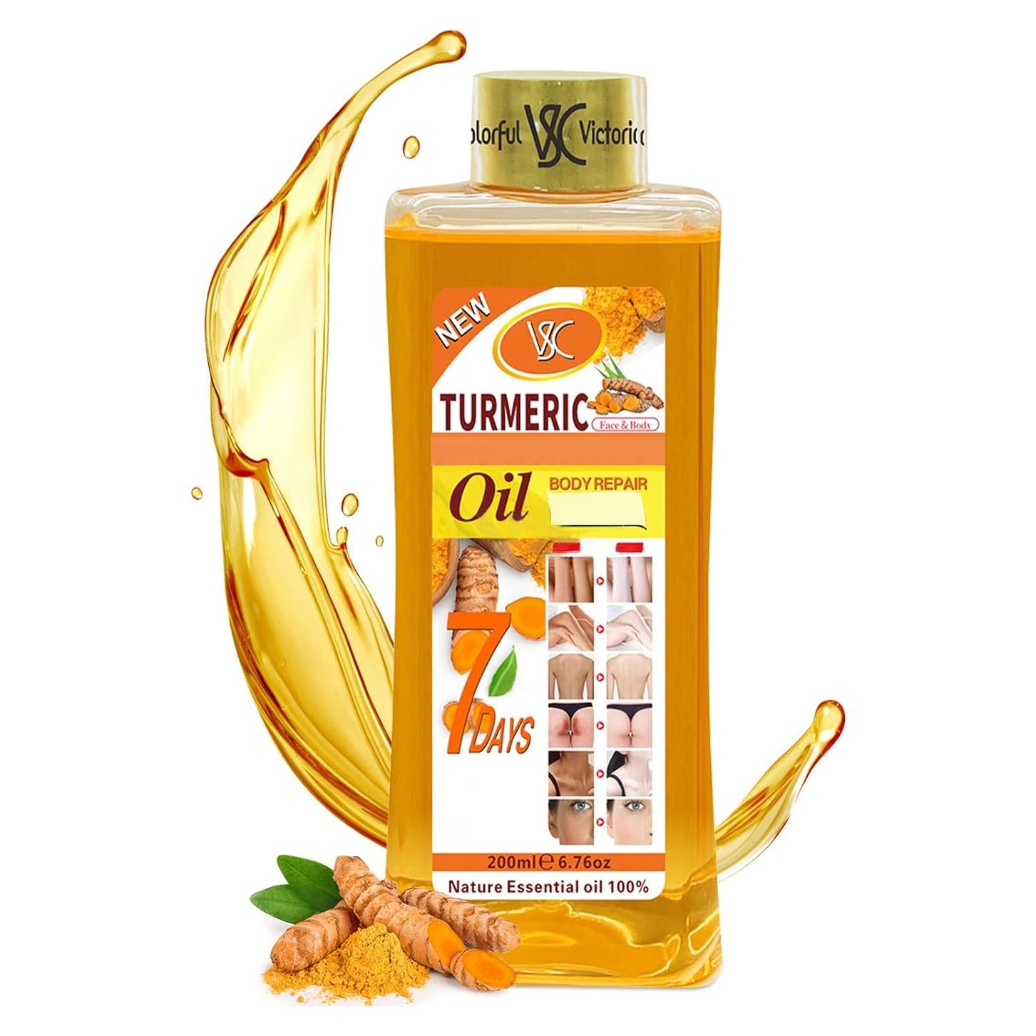 Aceite Corporal Natural de Cúrcuma Soft 7 - 198 g Hidratante