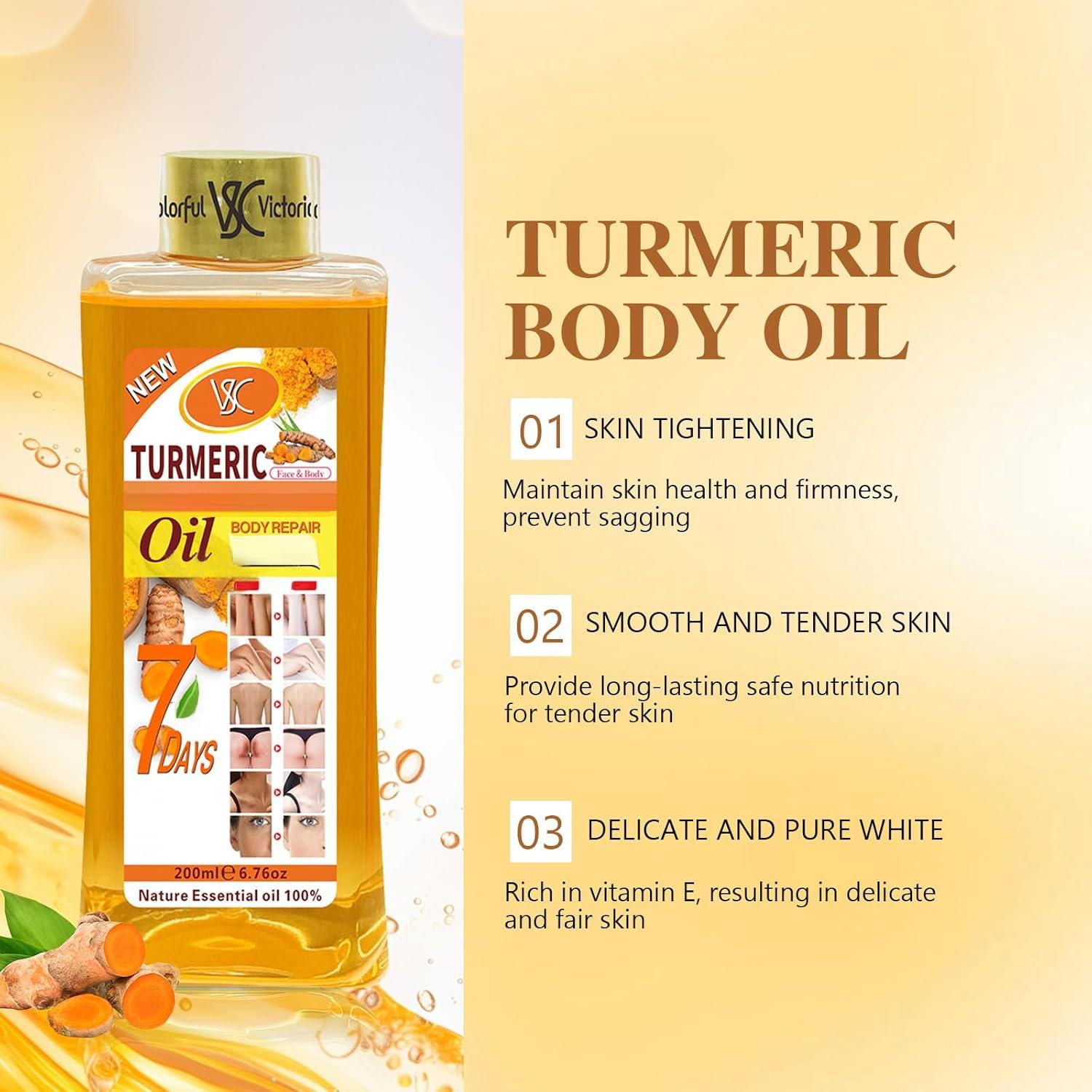 Aceite Corporal Natural de Cúrcuma Soft 7 - 198 g Hidratante