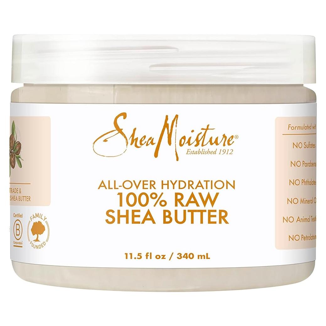 Manteca de Karité SheaMoisture 100% Orgánica 326g Hidratante