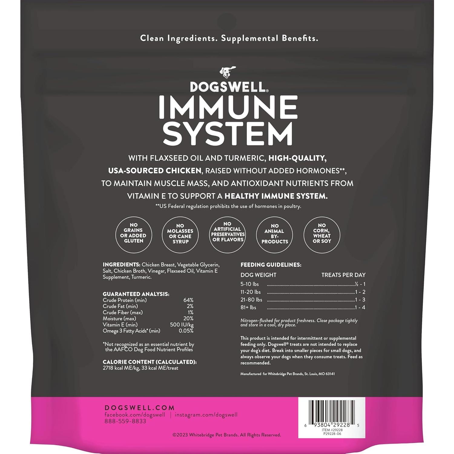 Golosinas para Perros Dogswell Inmunidad 425 g - Pollo y Cúrcuma