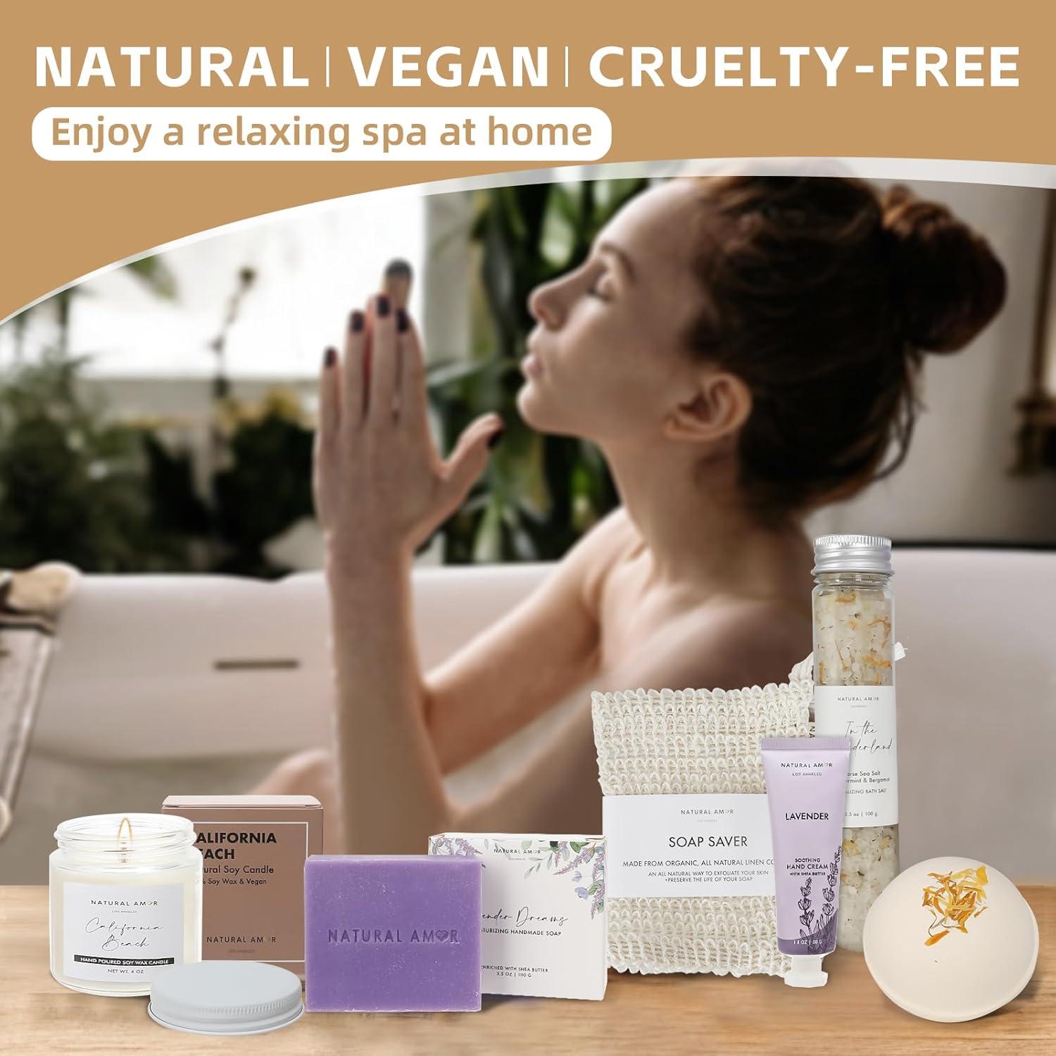 Kit de Spa Natural Hecho a Mano 6 Piezas para Mujeres