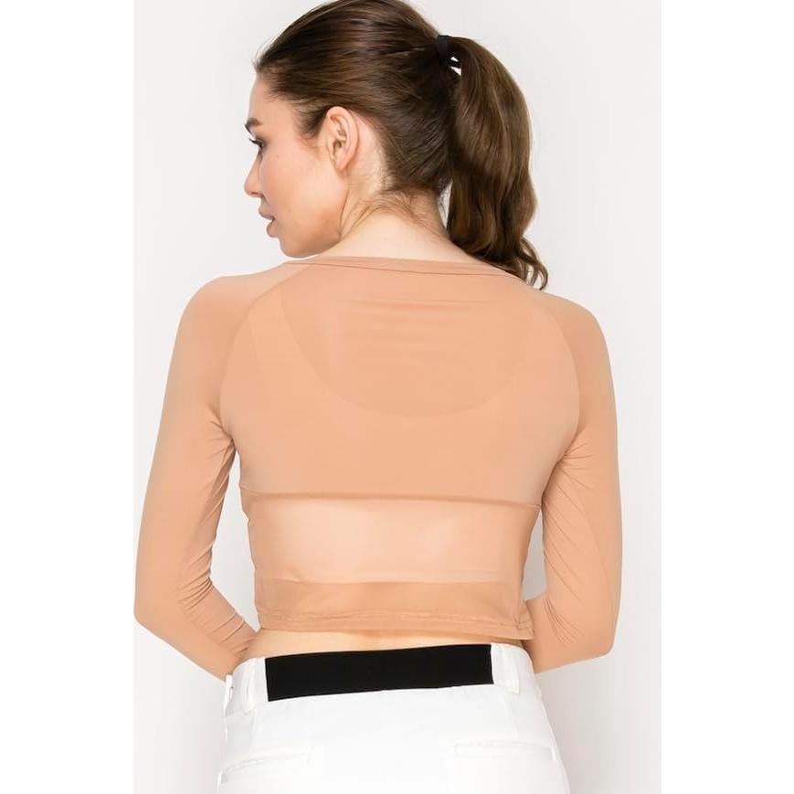 Camiseta Interior de Golf Mujer ATB-UV+ Manga Larga Piel