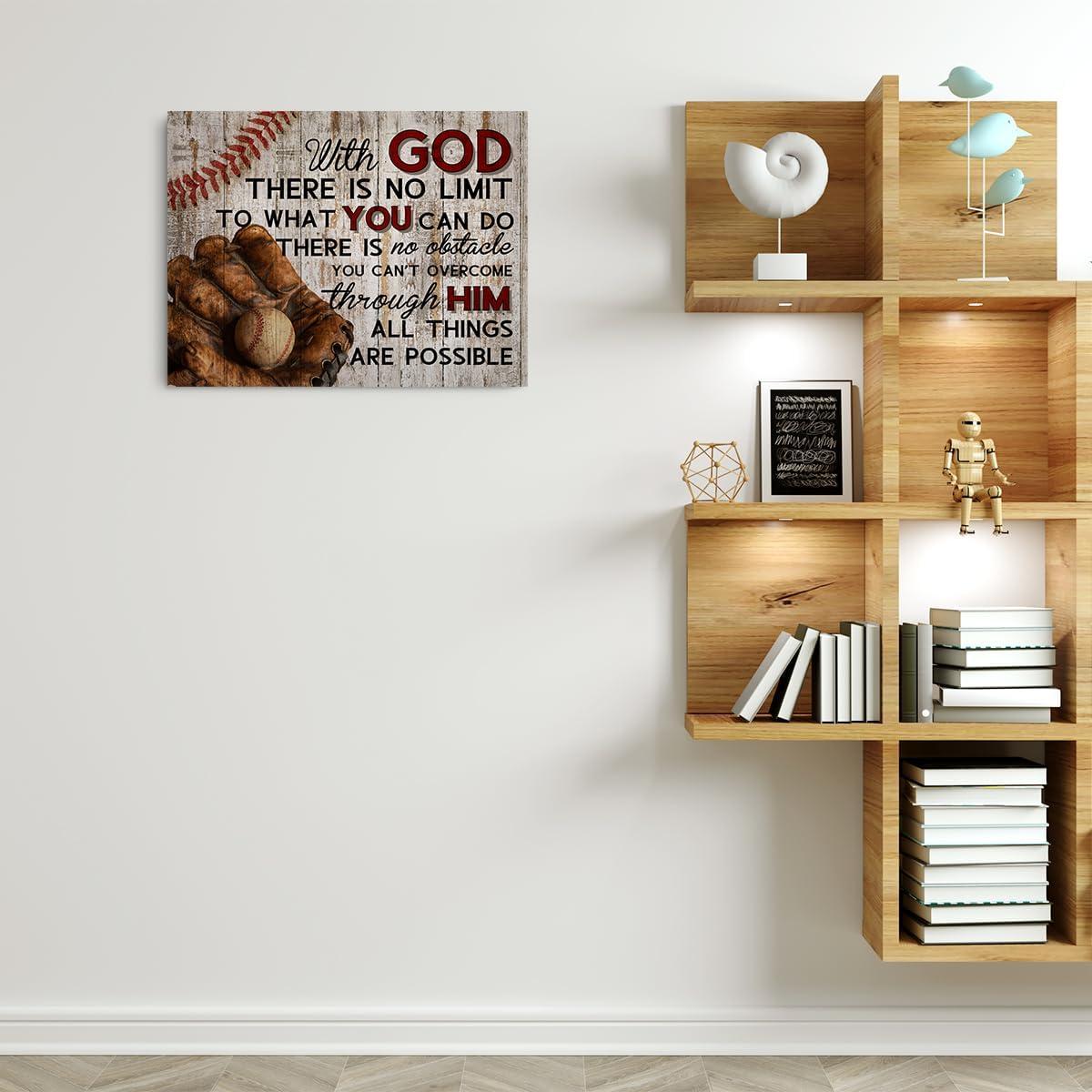 Arte de Pared Lienzo Religioso TBT 15x11.4" Decorativo