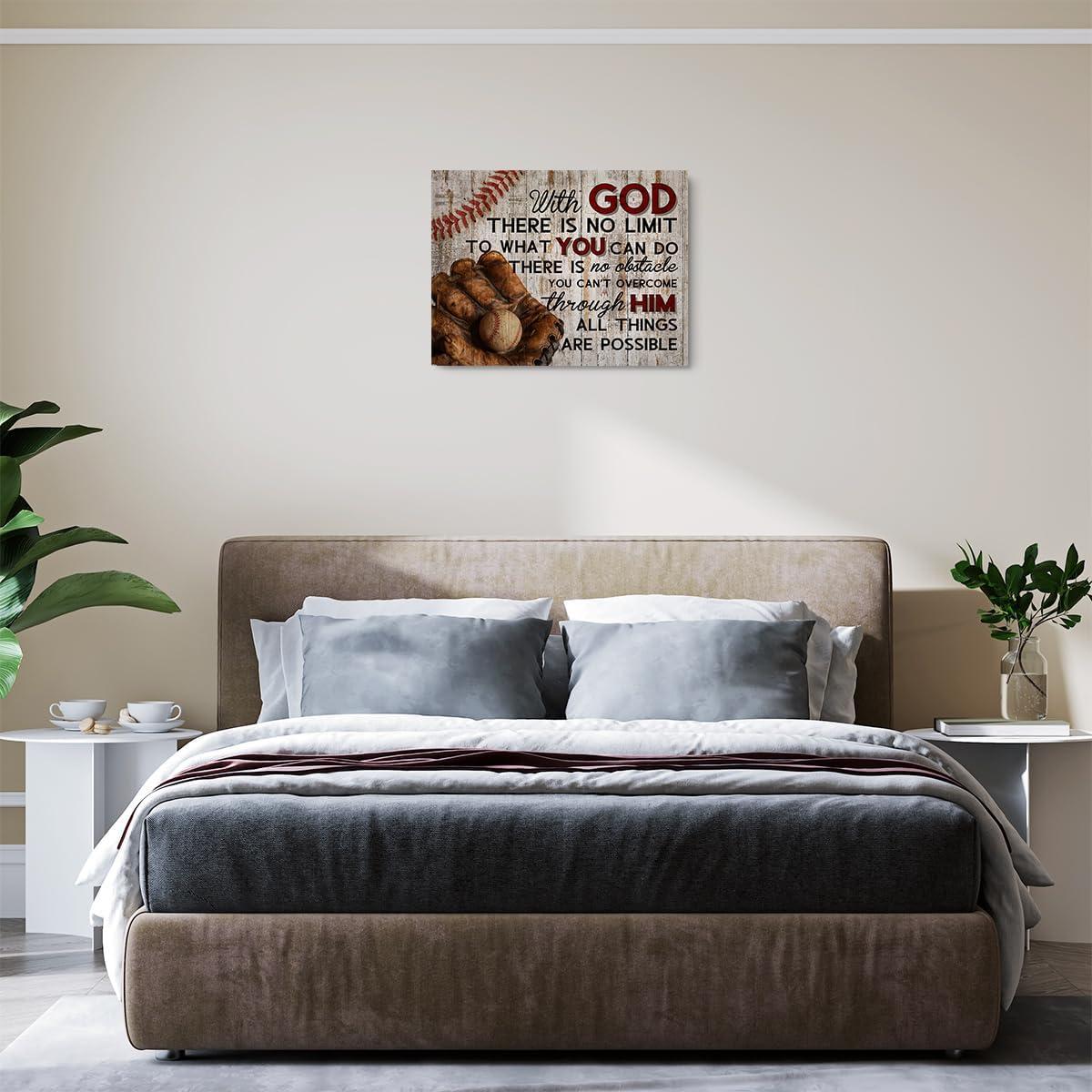 Arte de Pared Lienzo Religioso TBT 15x11.4" Decorativo