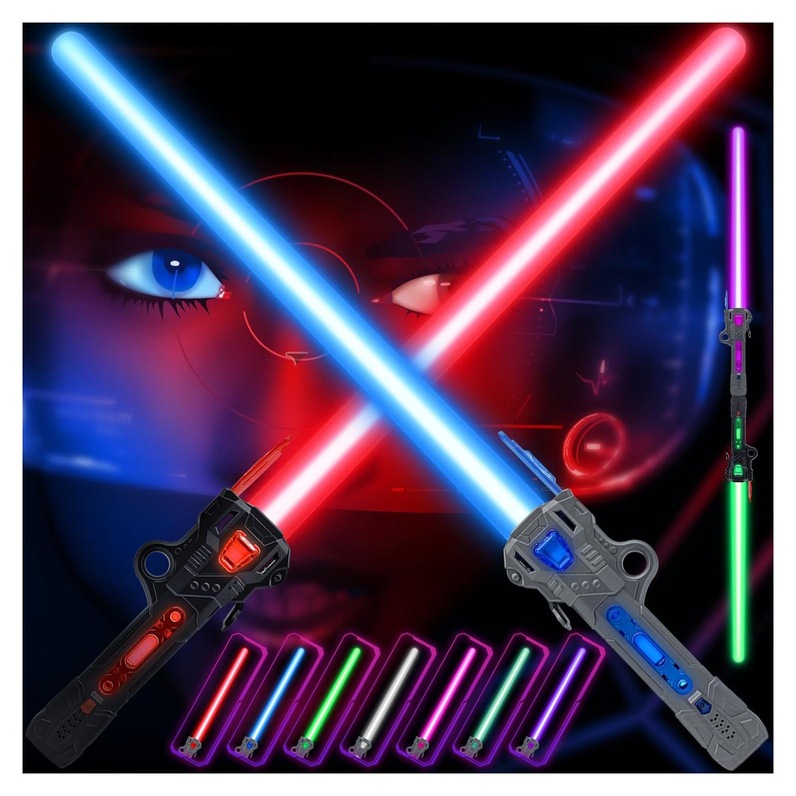 Sable de Luz LED Anndofy para Niños - 7 Colores RGB, 3 Modos