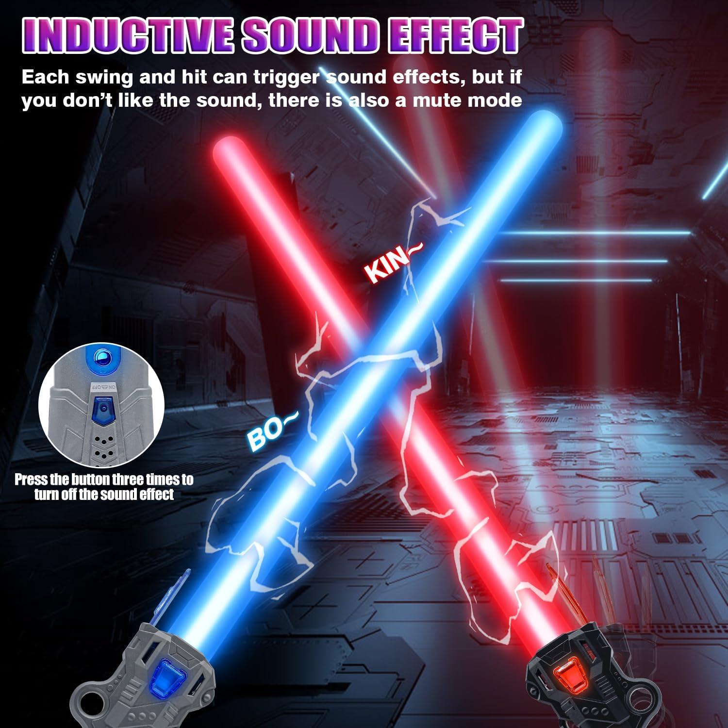 Sable de Luz LED Anndofy para Niños - 7 Colores RGB, 3 Modos