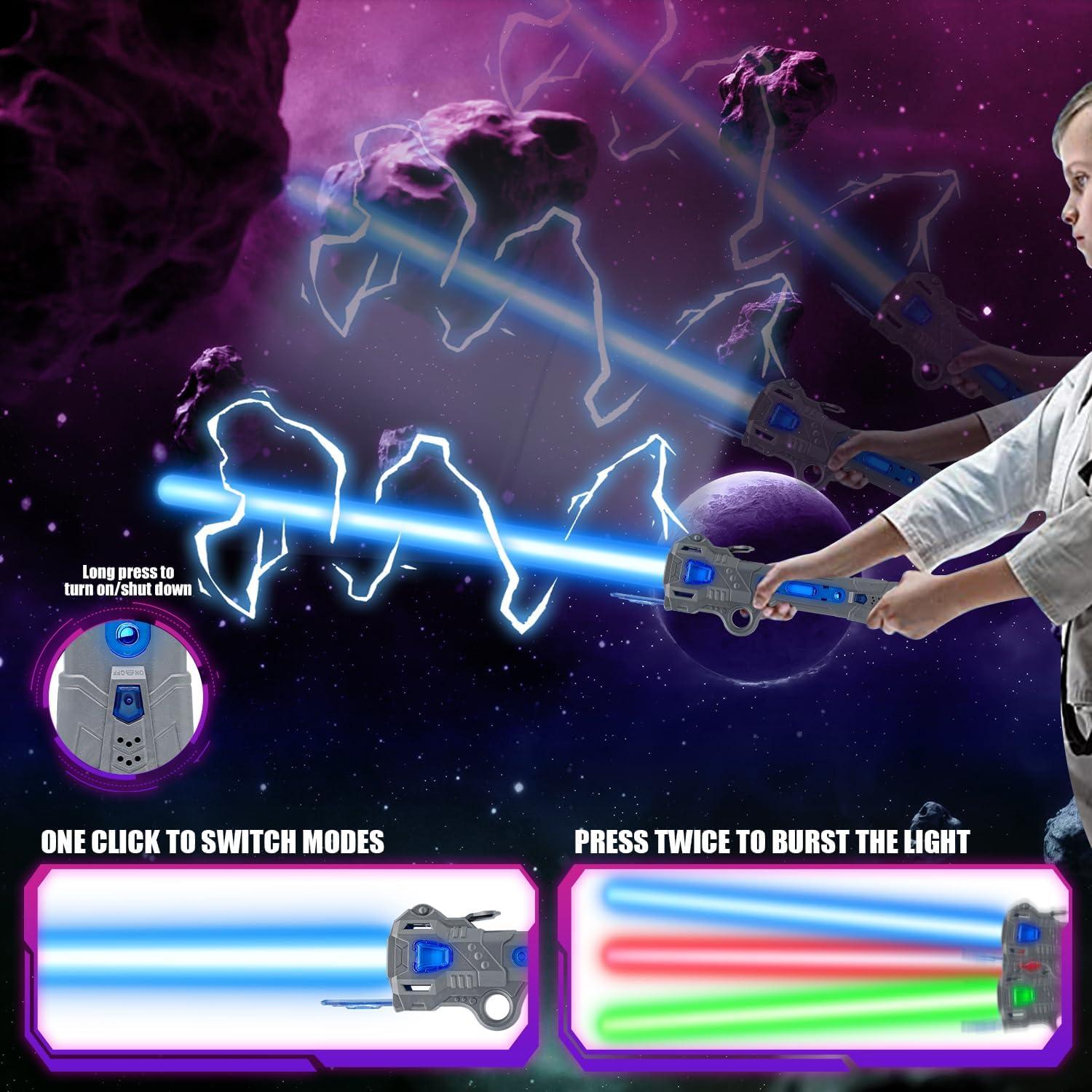 Sable de Luz LED Anndofy para Niños - 7 Colores RGB, 3 Modos