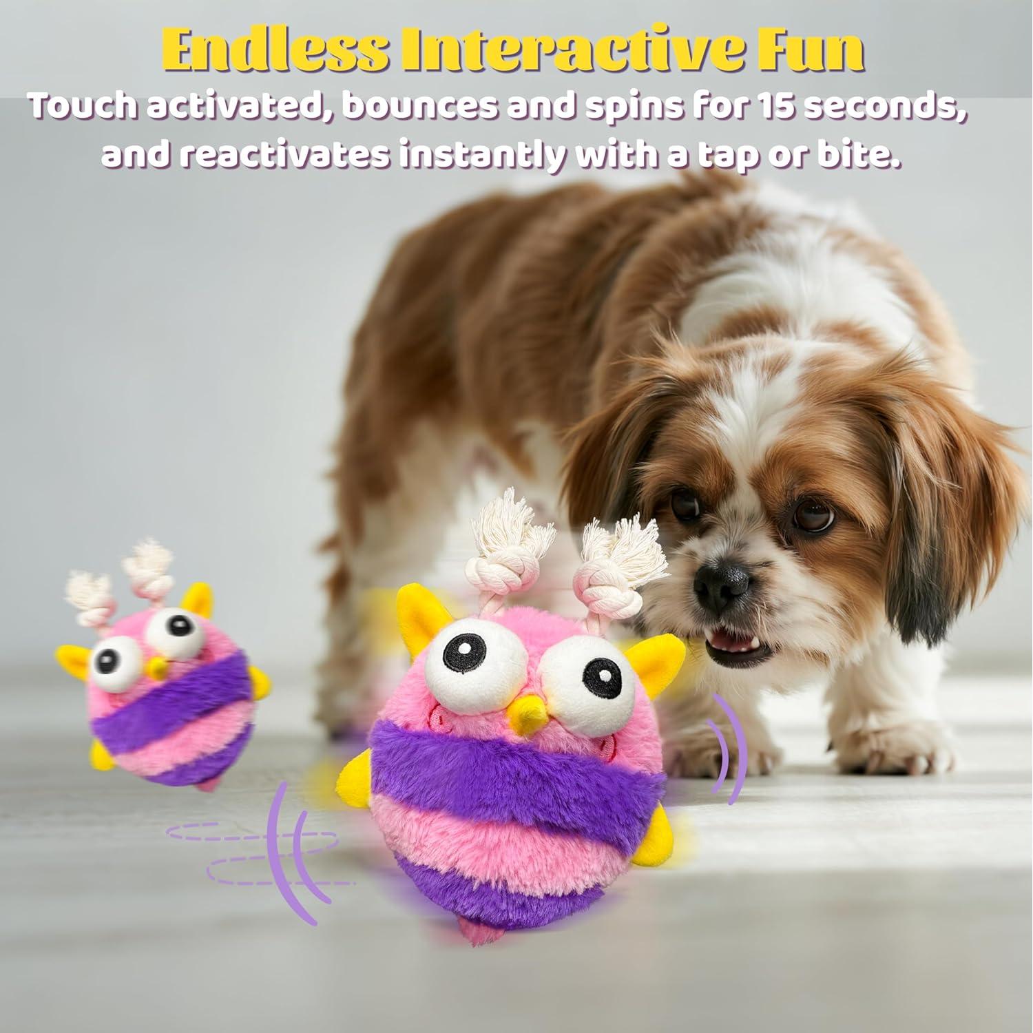 Juguete Interactivo para Perros GUKCO Abeja Recargable 3 Modos