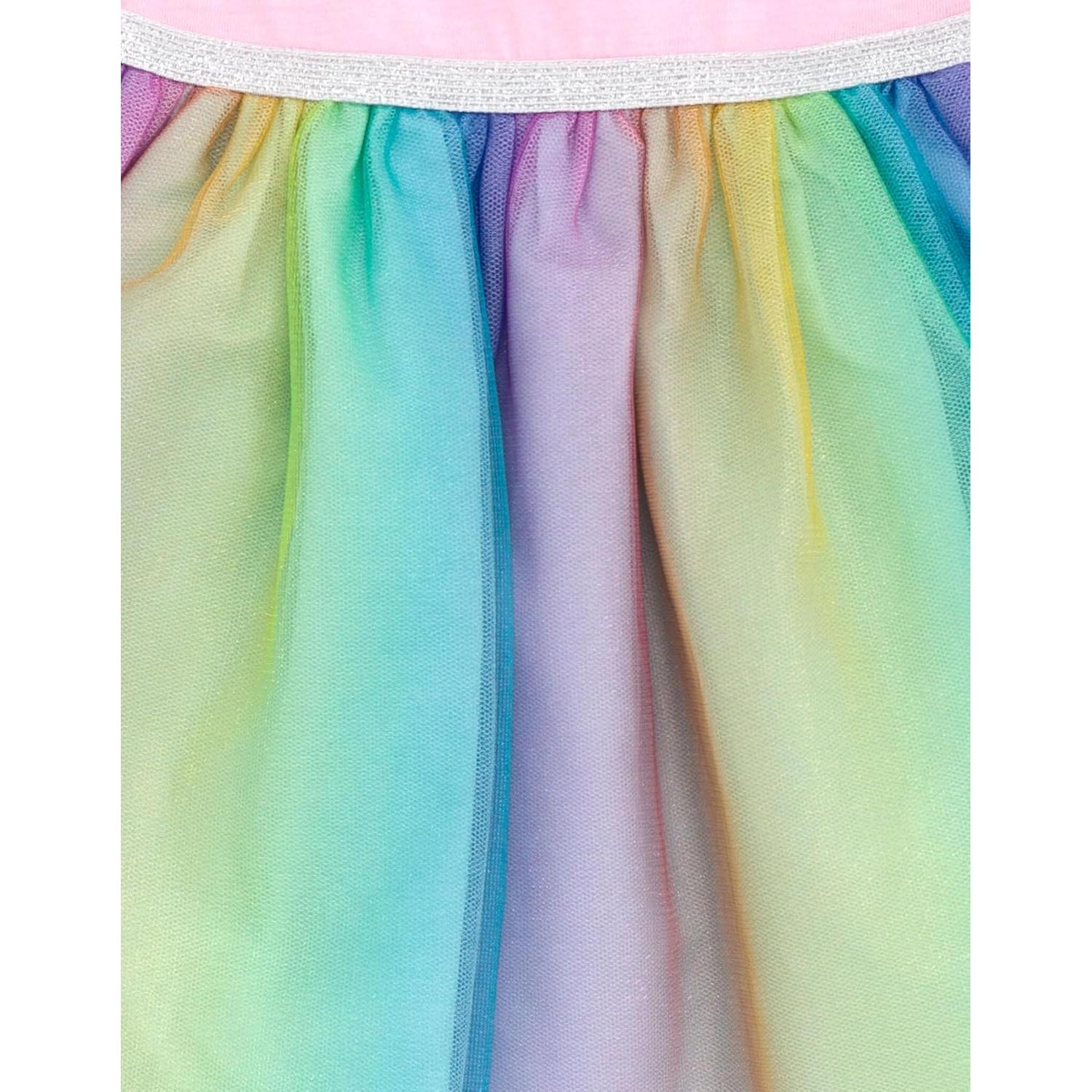 Vestido de Tutú para Niñas Care Bears Cheer Bear 2T Rosa Arcoíris