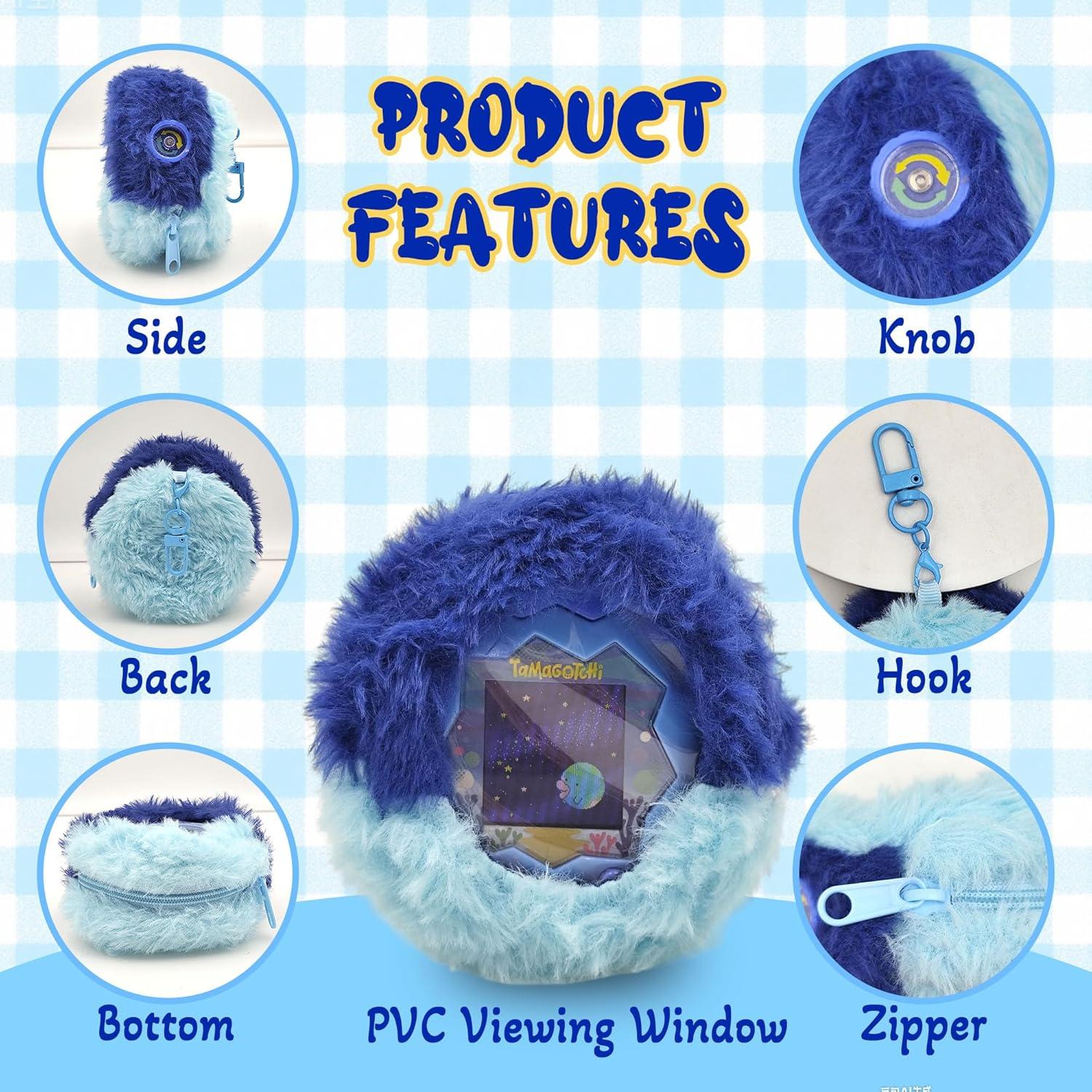 Cubierta Protectora Suave xcivi para Tamagotchi Paradise Azul