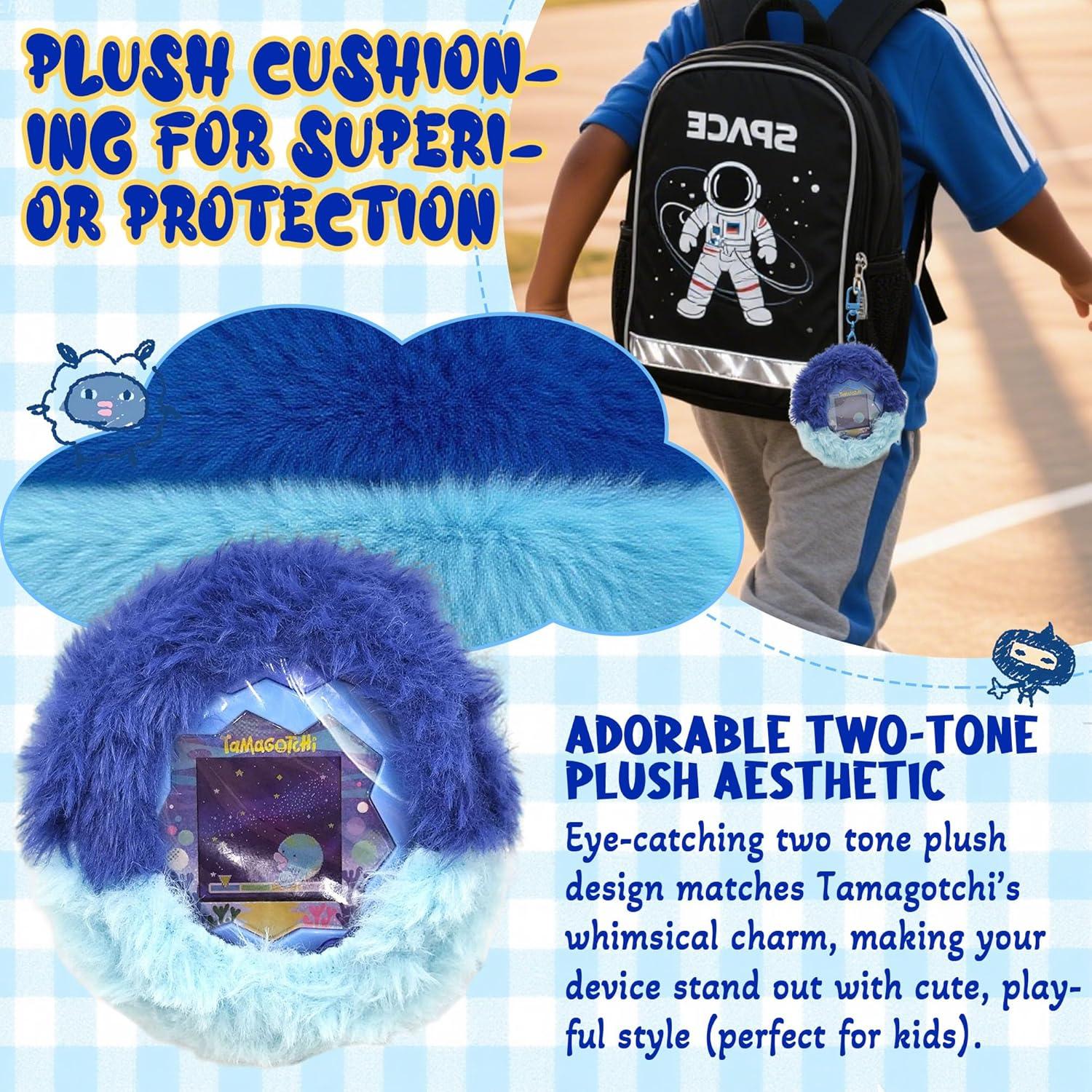 Cubierta Protectora Suave xcivi para Tamagotchi Paradise Azul