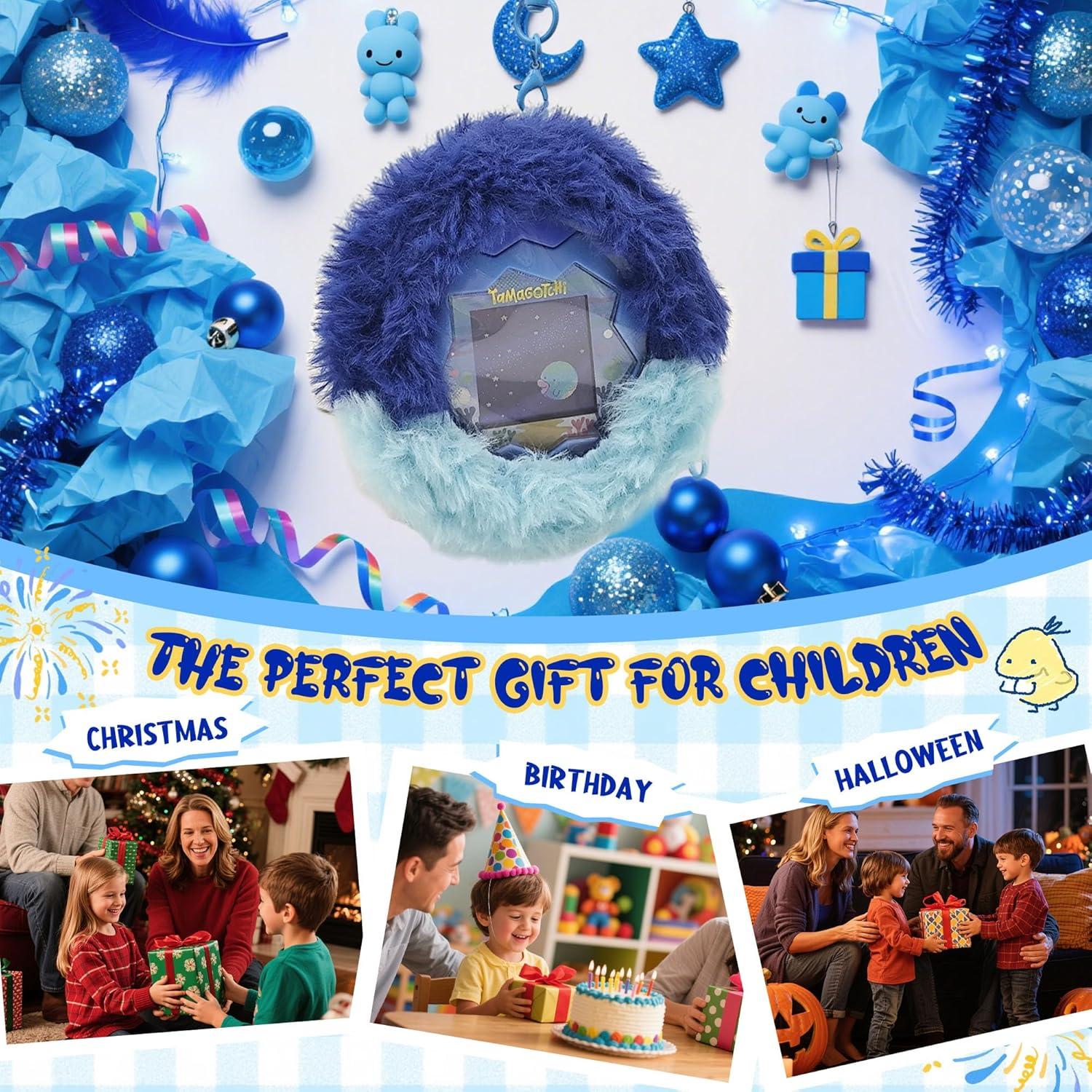 Cubierta Protectora Suave xcivi para Tamagotchi Paradise Azul