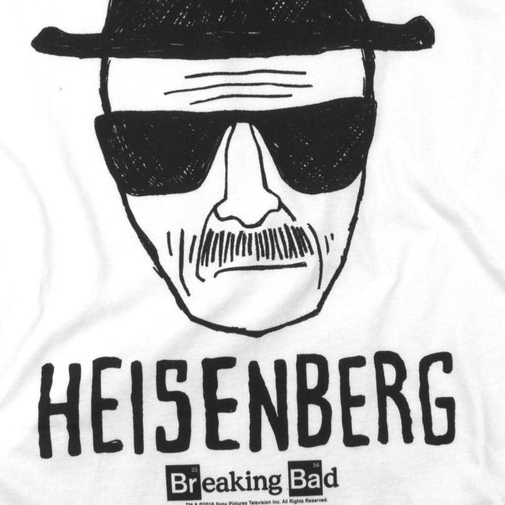 Camiseta Unisex Breaking Bad Heisenberg + Stickers - Algodón