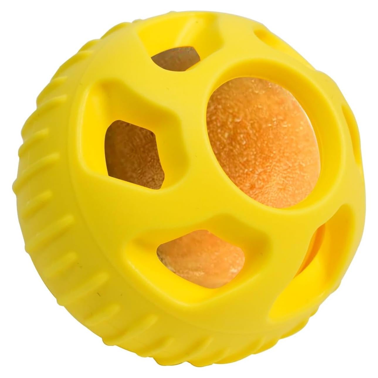 Juguete para Masticar Perros Pequeños Eooezj Amarillo 8cm