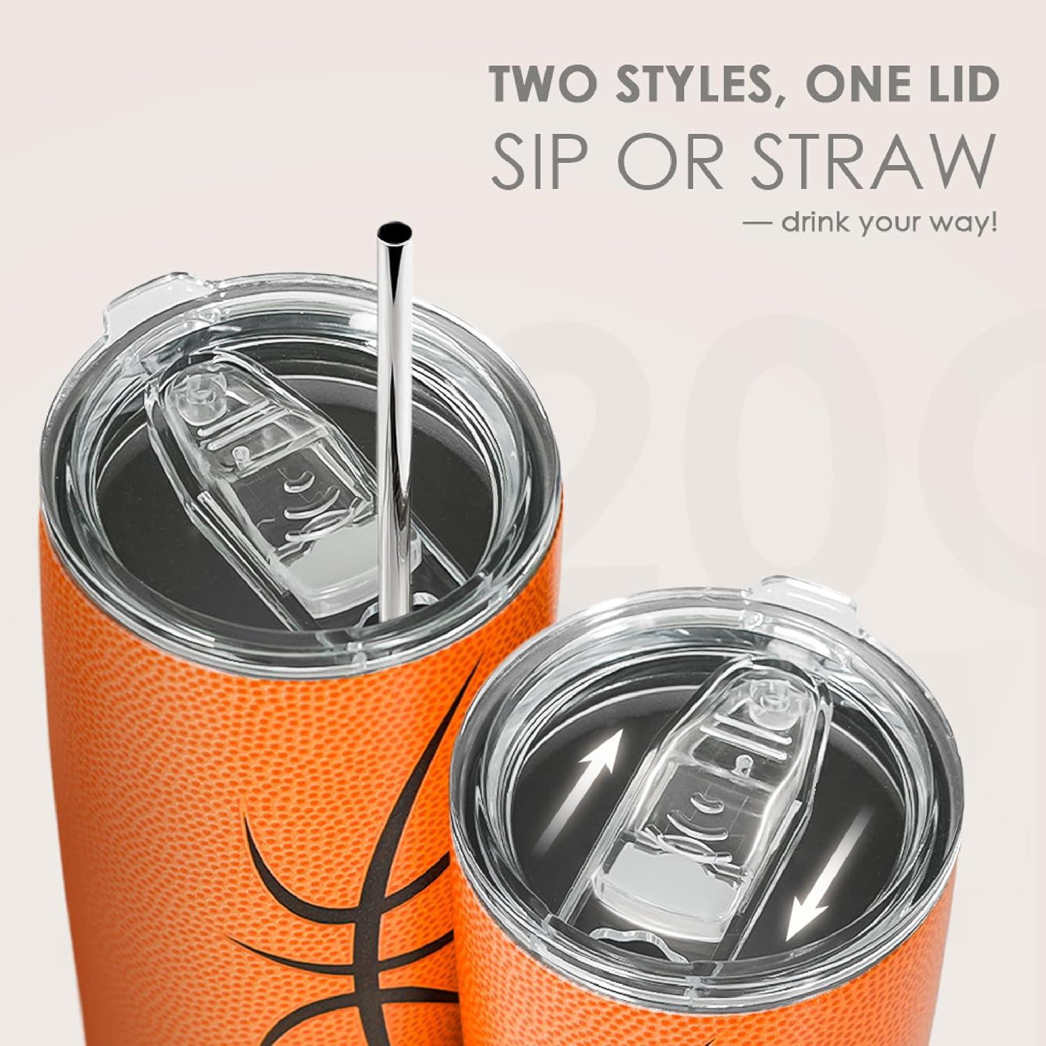 Taza Aislada SANDJEST 0.59L Acero Inoxidable Baloncesto