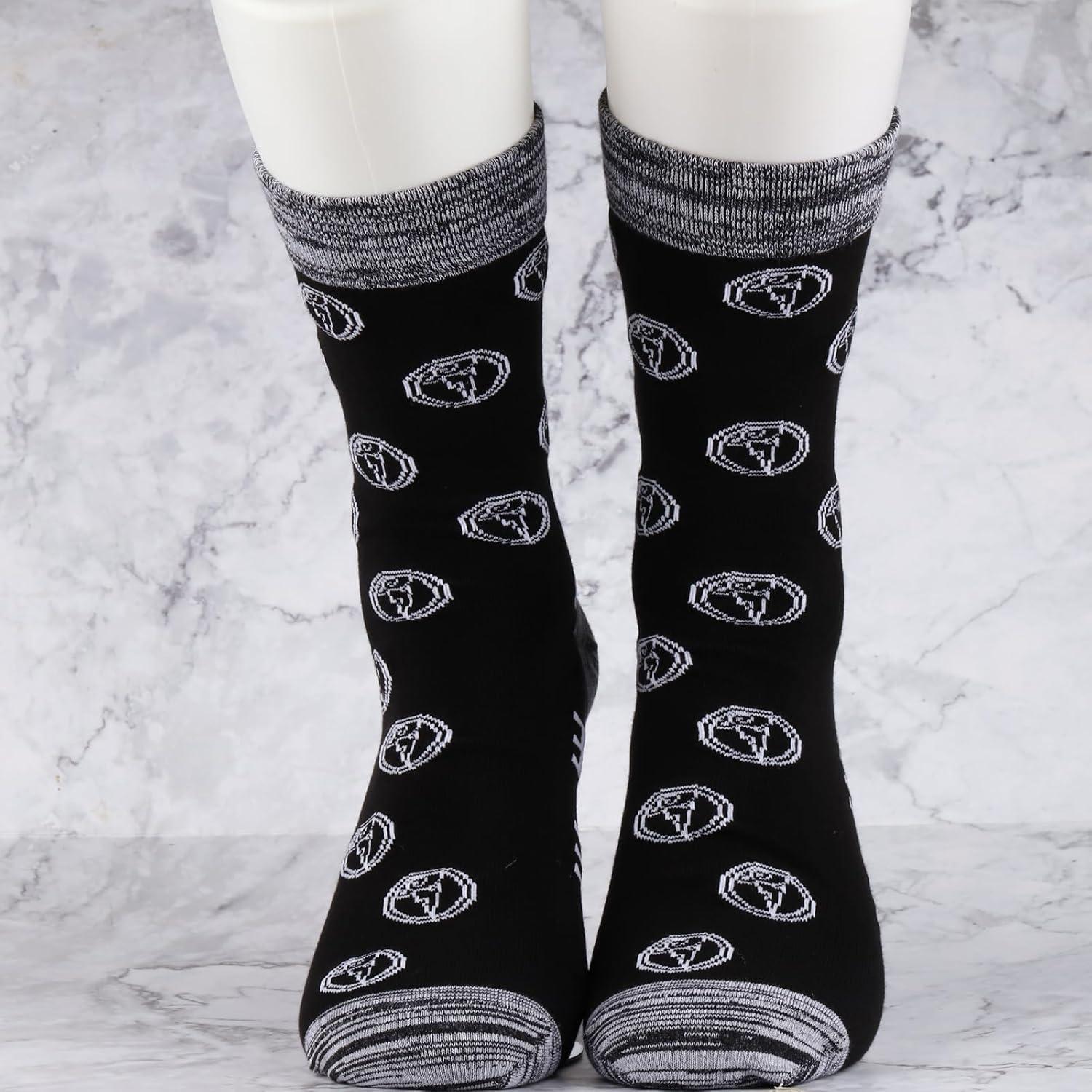 Calcetines Villano Héroes JXGZSO Unisex Talla 4-12