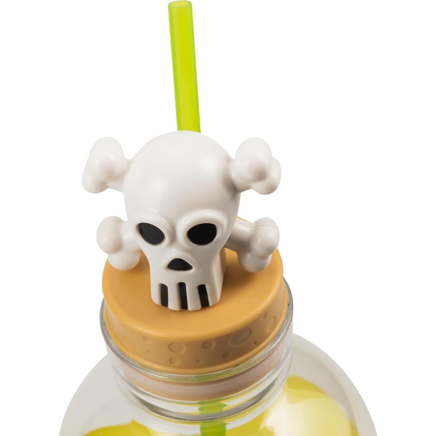 Botella de Poción Cool Gear 30 oz Verde Calavera Reutilizable