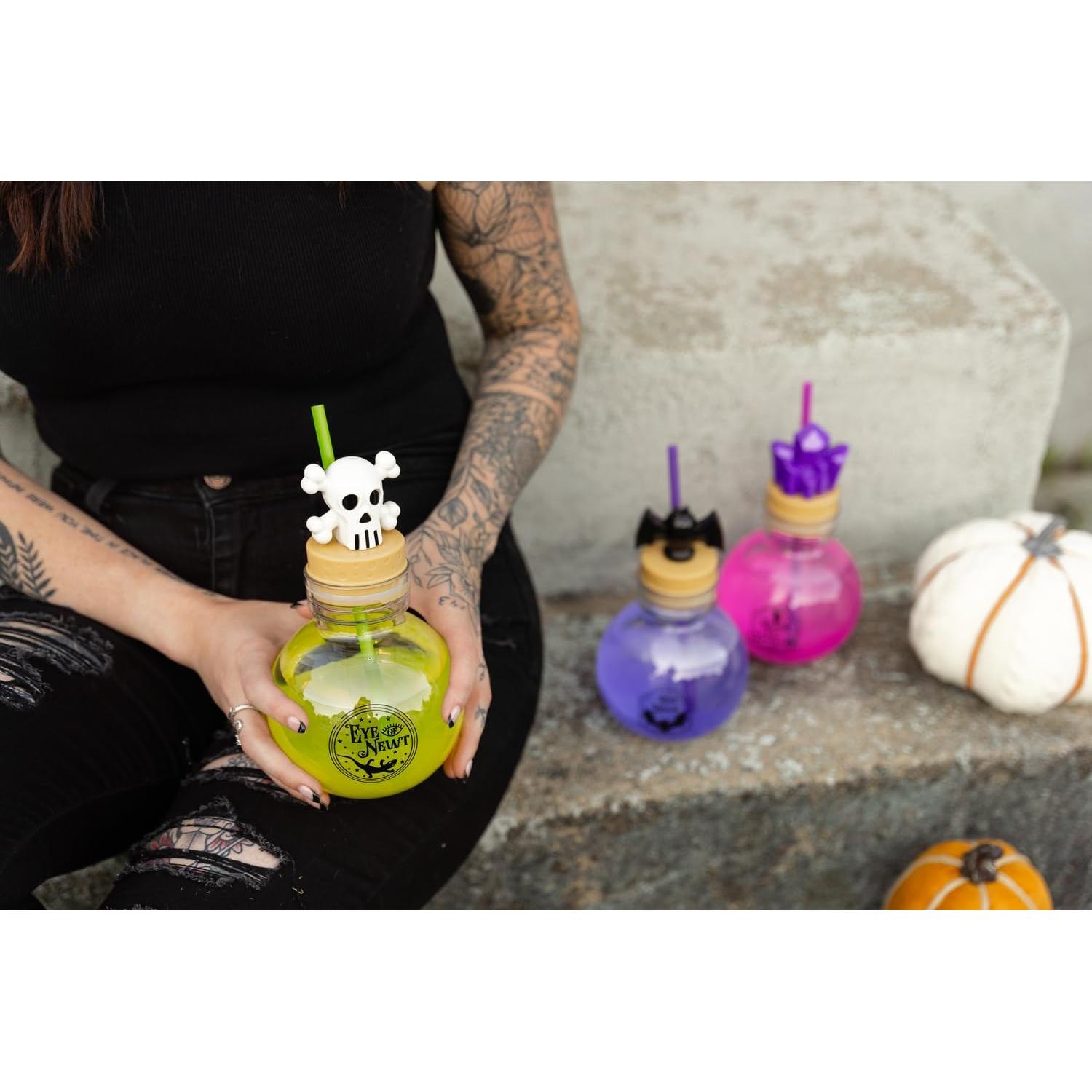 Botella de Poción Cool Gear 30 oz Verde Calavera Reutilizable