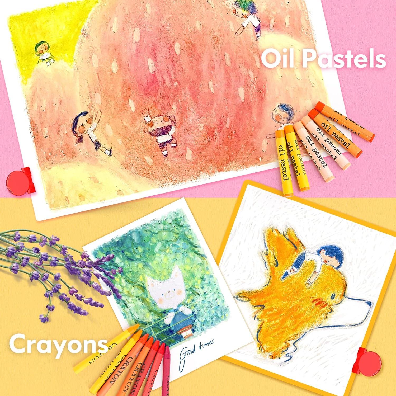 Set de Dibujo Soucolor 283 Piezas con Caballete y Bloc