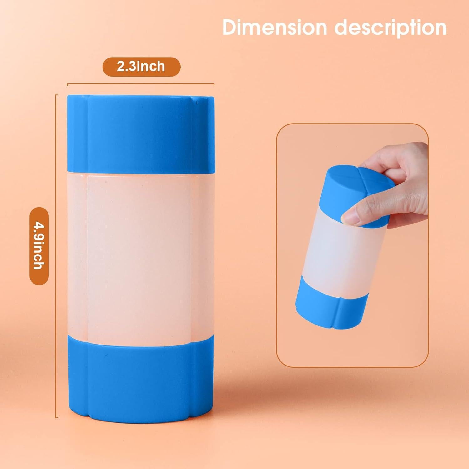 Botella de Viaje Olatay 4-en-1 A Prueba de Fugas 240ml Azul