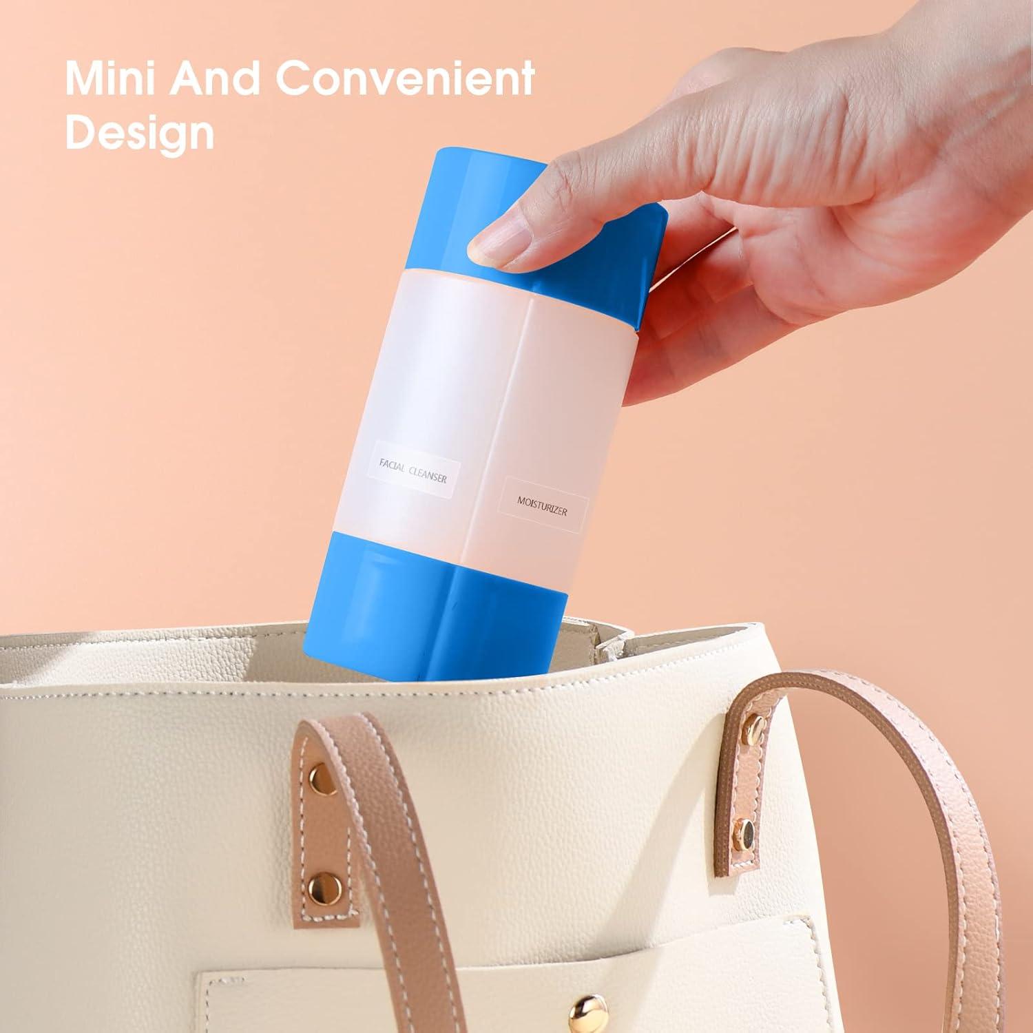 Botella de Viaje Olatay 4-en-1 A Prueba de Fugas 240ml Azul