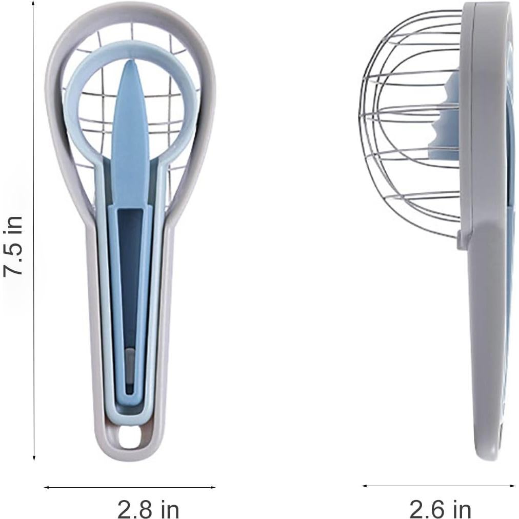 Cortador 3 en 1 FAMMOM de Aguacate y Kiwi Acero Inoxidable