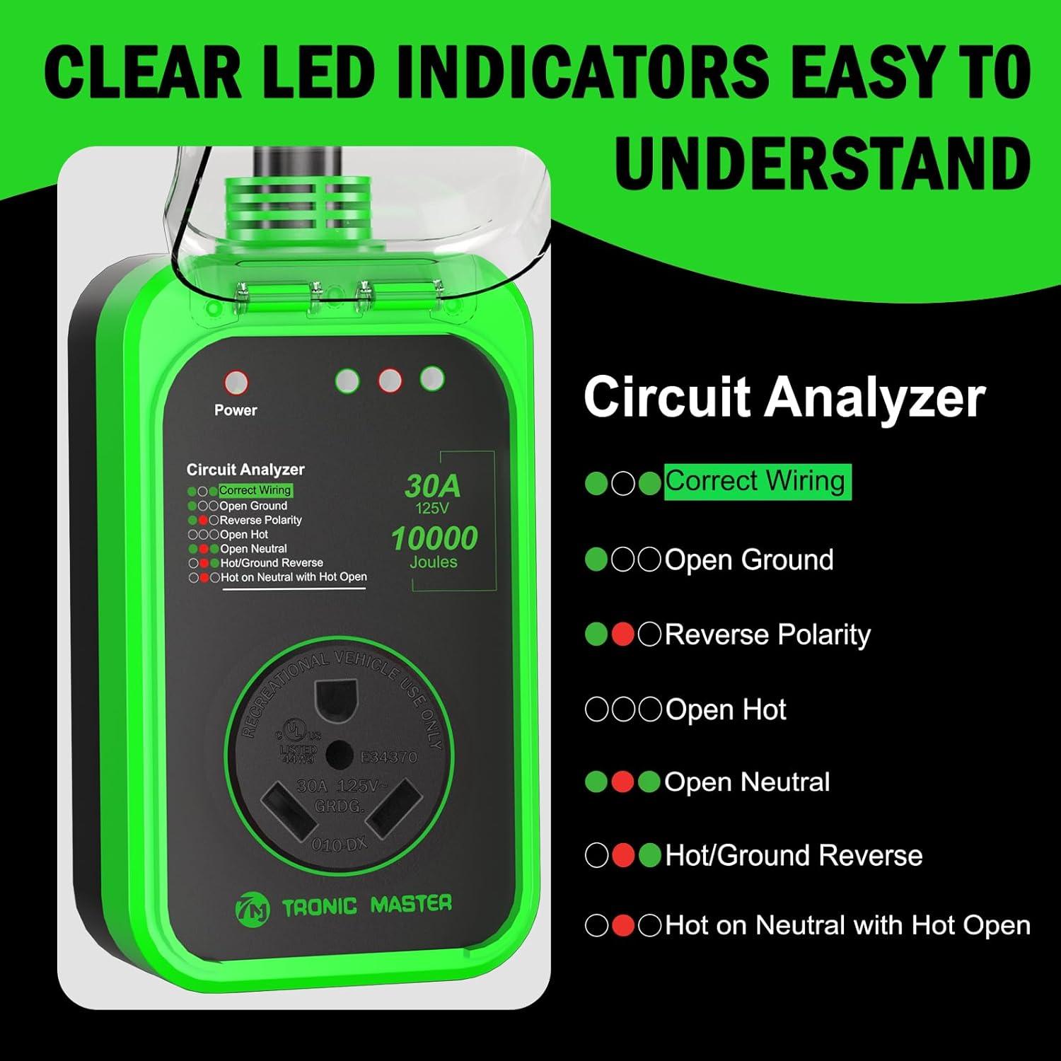 Protector de Sobretensión RV TRONIC MASTER 30A 10000J Joules
