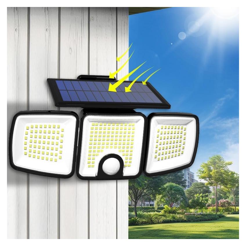 Luces Solares LED LUCISPIRA con Sensor de Movimiento 760LM