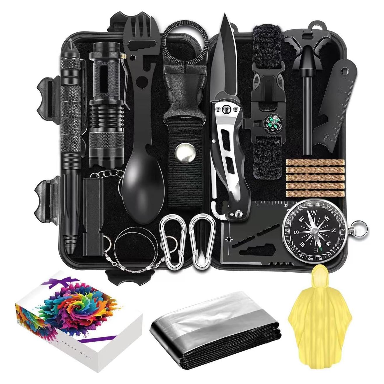 Kit de Supervivencia GOGCAMP 16 en 1 para Camping