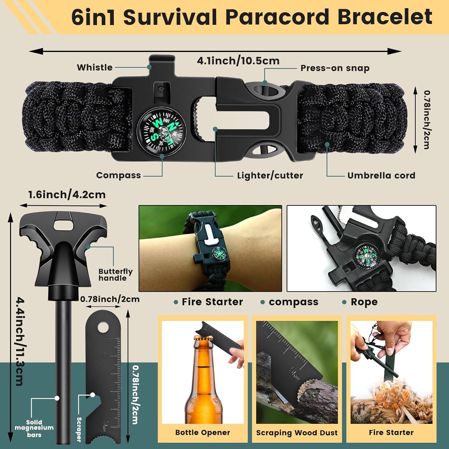 Kit de Supervivencia GOGCAMP 16 en 1 para Camping