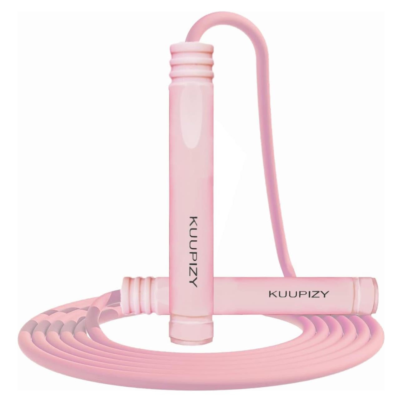 Cuerda de Salto Ajustable Kuupizy Rosa para Fitness
