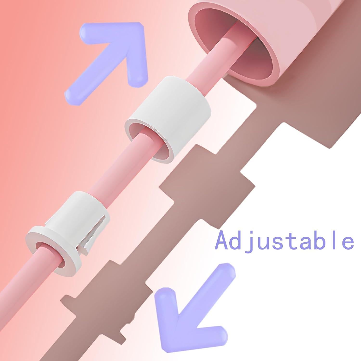 Cuerda de Salto Ajustable Kuupizy Rosa para Fitness