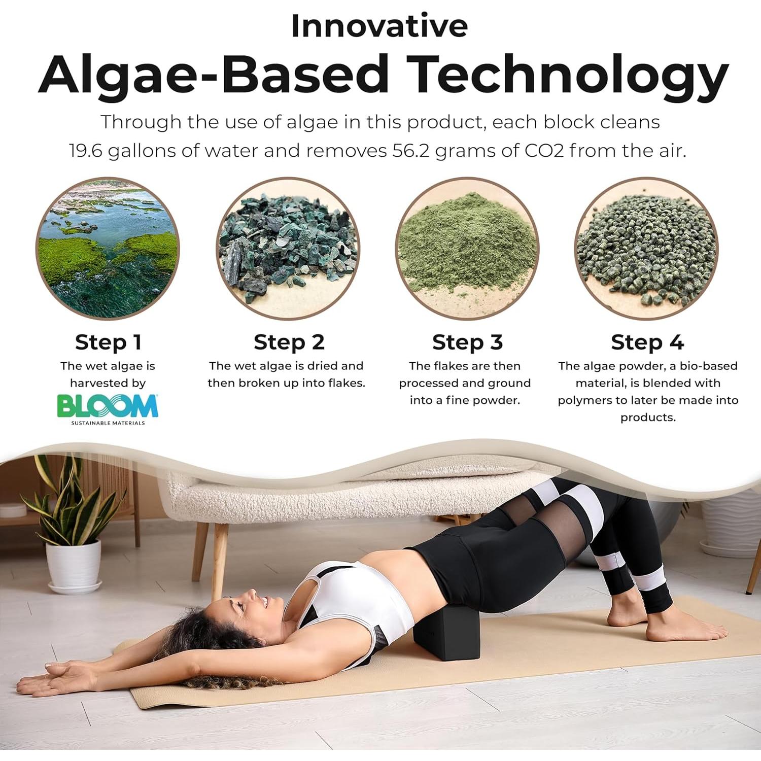 Bloque de Ejercicio Oceanfoam - Espuma EVA Antideslizante 23x15x10cm